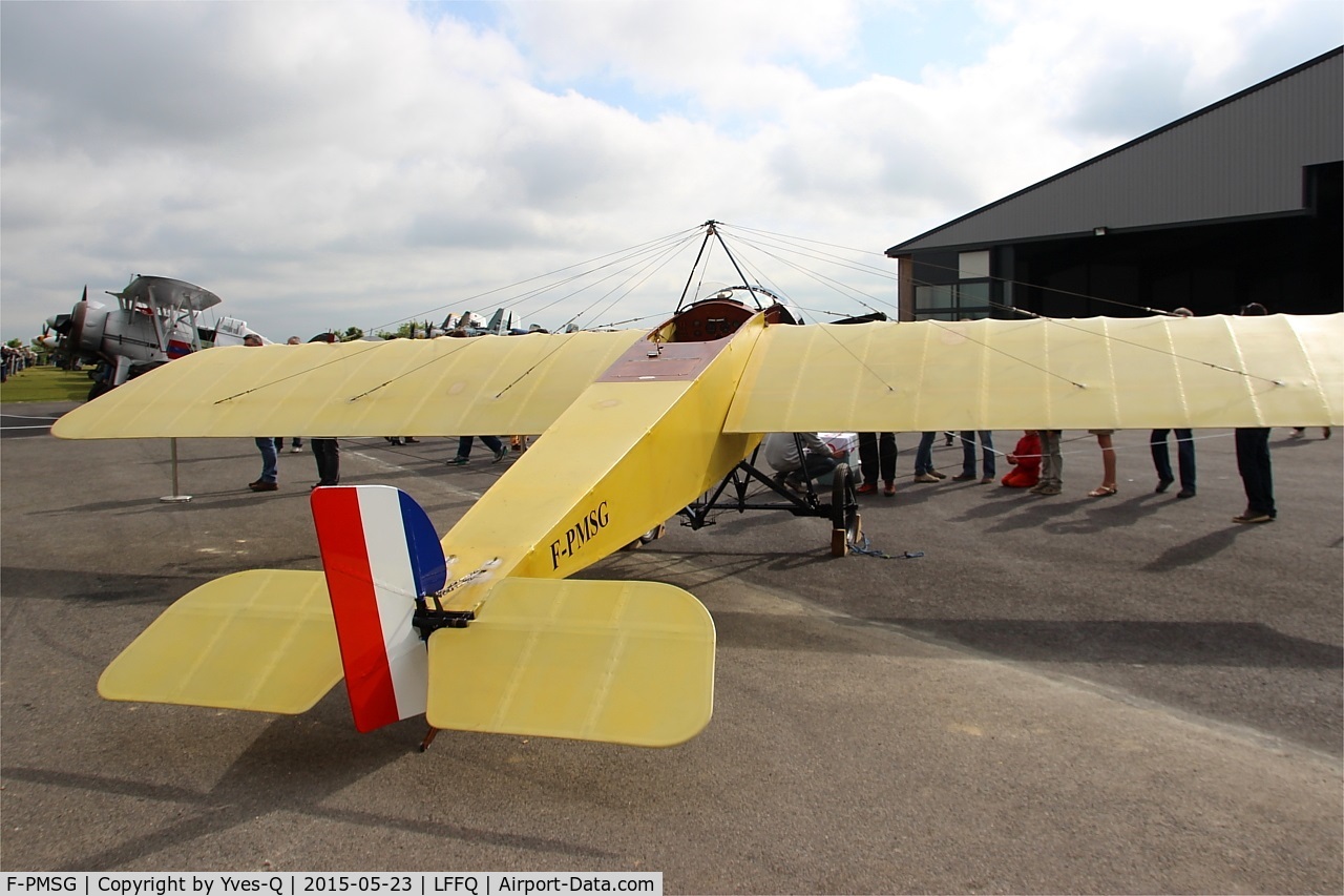F-PMSG, 2013 Morane-Saulnier Type G Replica C/N 01-RA, Morane-Saulnier Type G (replica), Displayed at La Ferté-Alais airfield (LFFQ) Airshow 2015