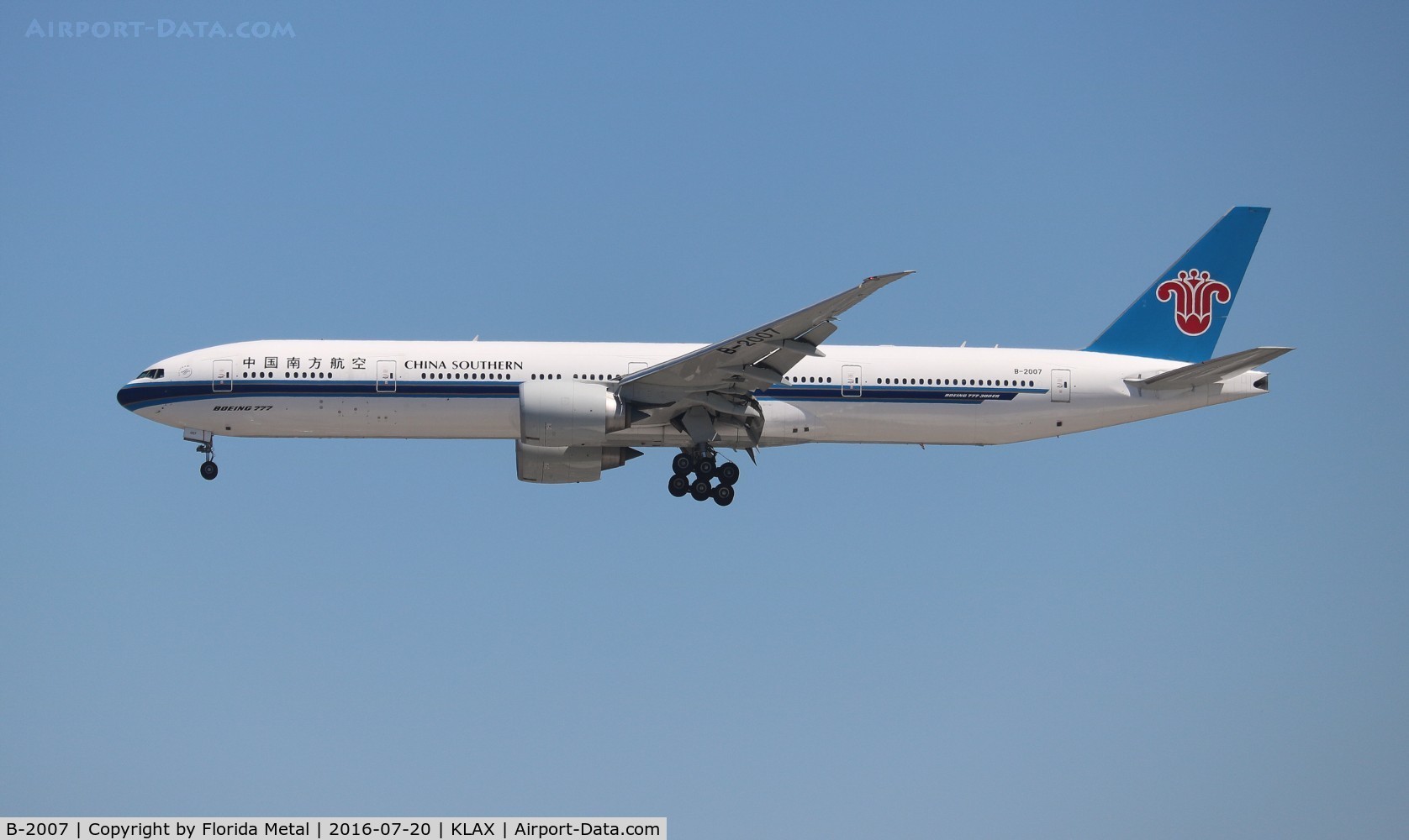 B-2007, 2014 Boeing 777-31B/ER C/N 43221, China Southern