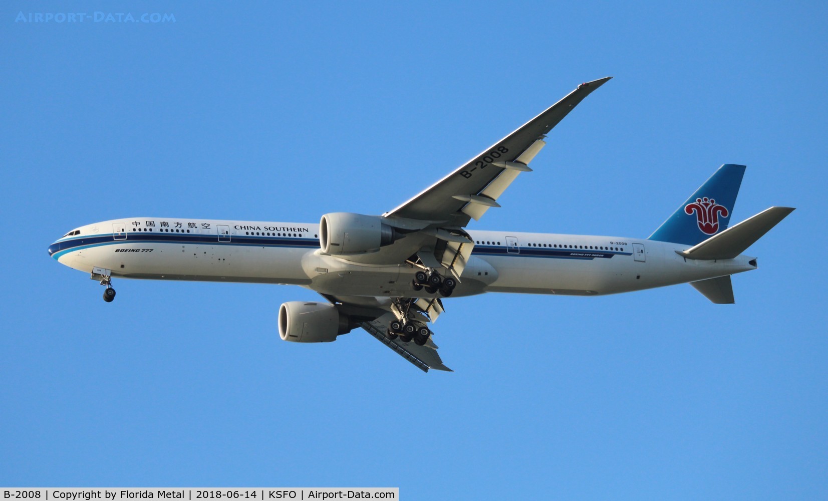 B-2008, 2014 Boeing 777-31B/ER C/N 43222, SFO spotting