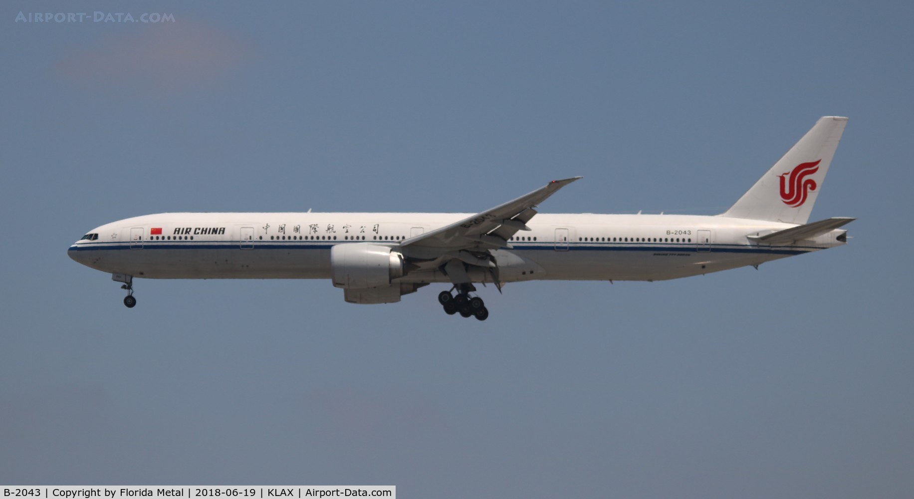 B-2043, 2013 Boeing 777-39L/ER C/N 41441, LAX spotting