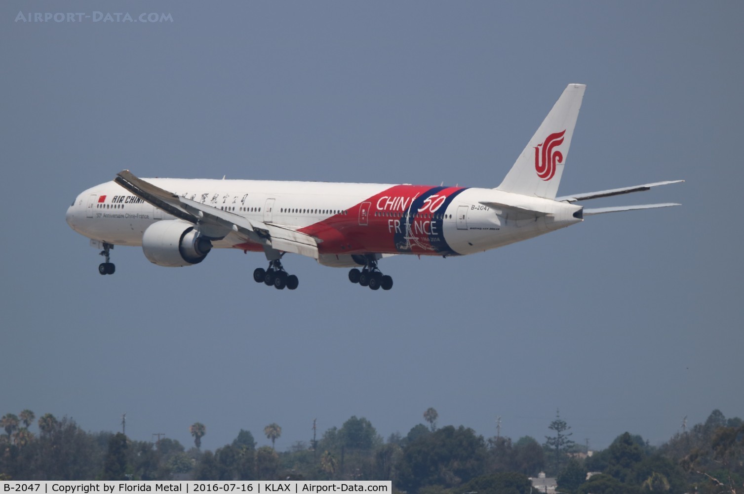 B-2047, 2014 Boeing 777-39L/ER C/N 60374/1196, LAX spotting