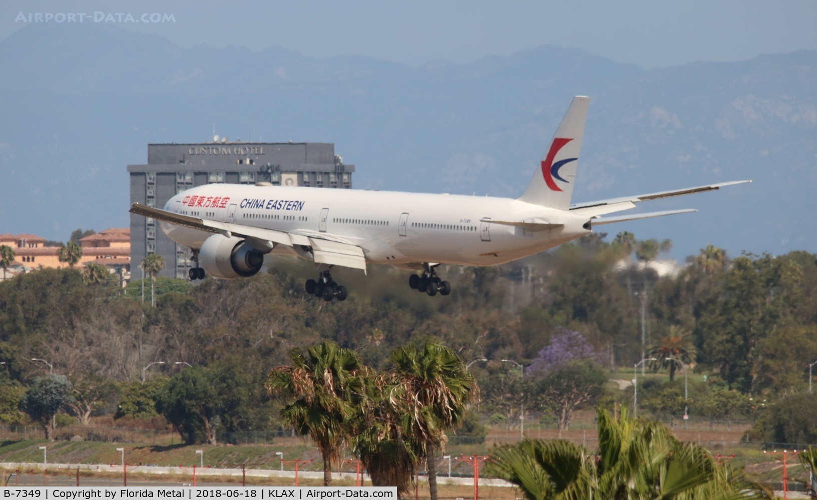 B-7349, 2016 Boeing 777-300/ER C/N 43279, LAX spotting