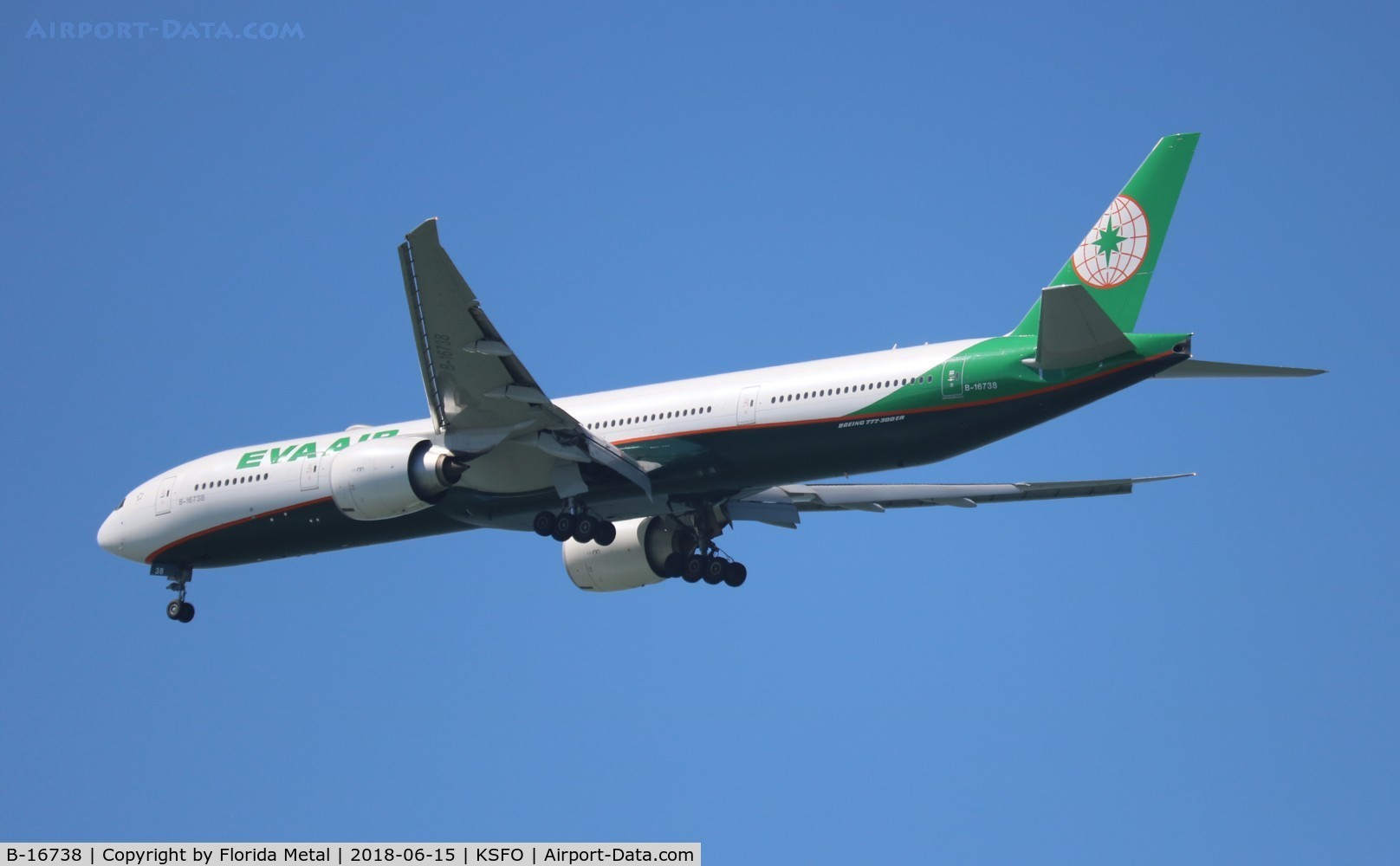 B-16738, 2017 Boeing 777-300/ER C/N 42105, SFO Spotting