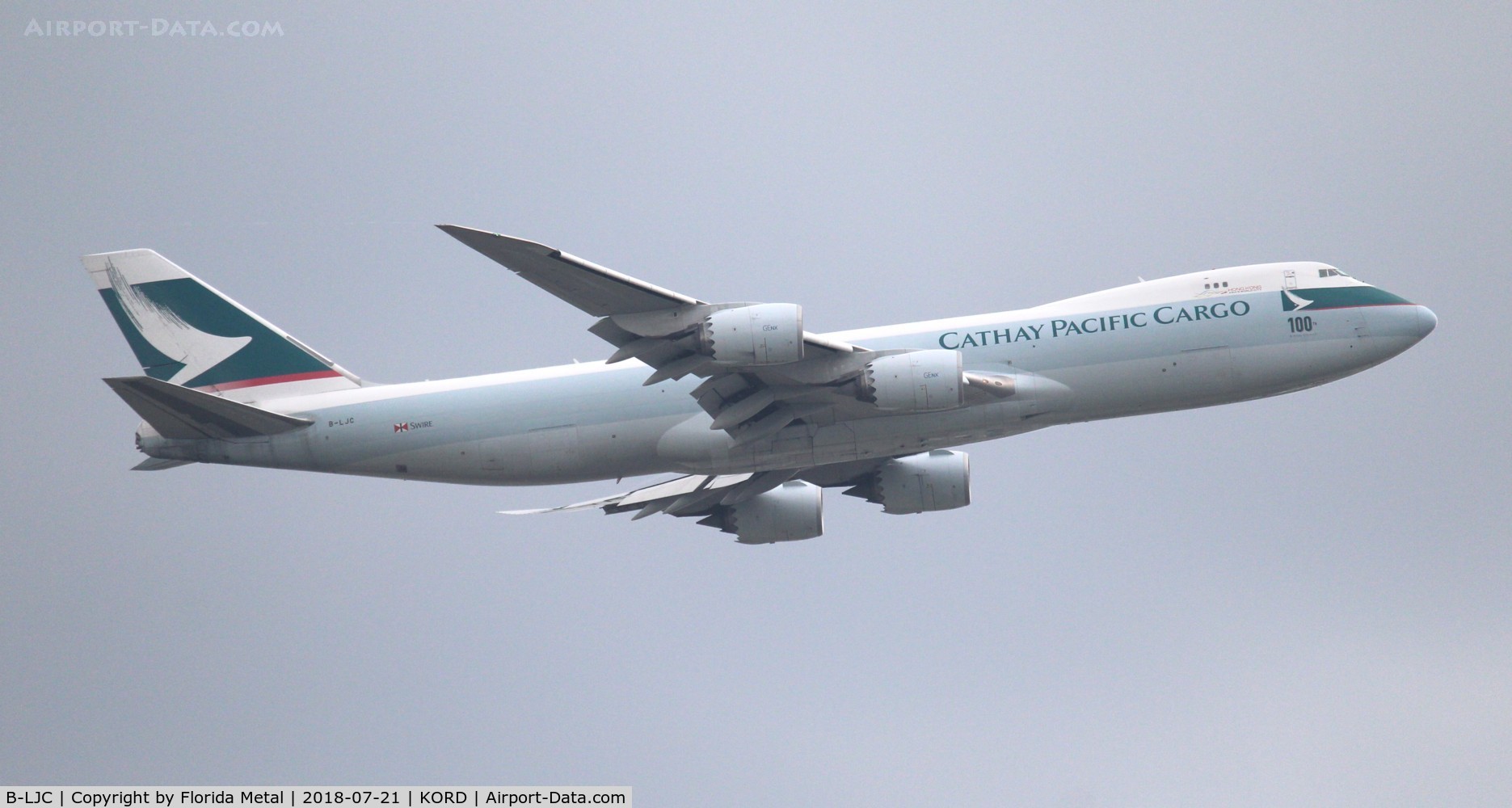 B-LJC, 2011 Boeing 747-867F/SCD C/N 39240, ORD spotting