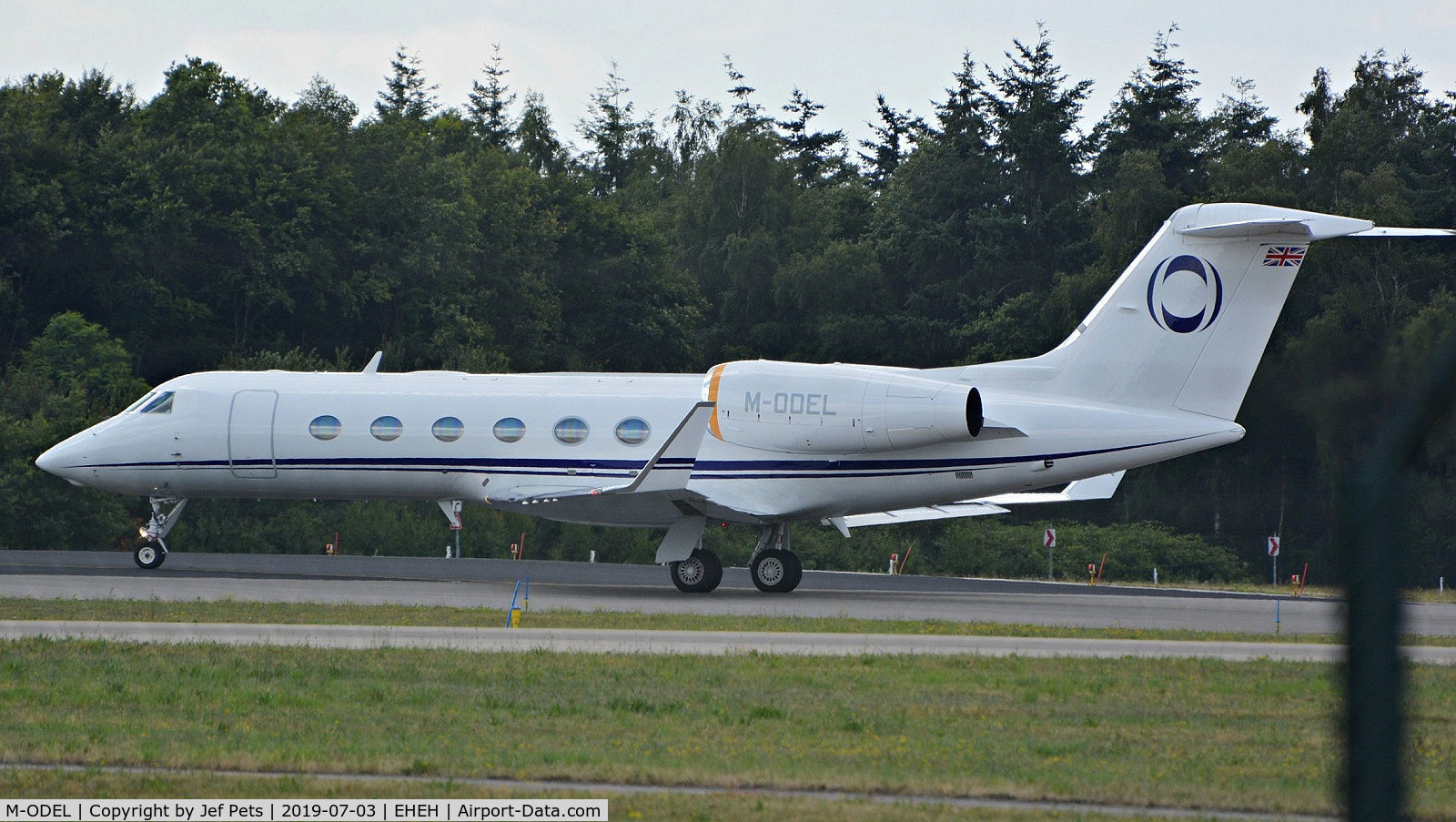 M-ODEL, 2007 Gulfstream Aerospace GIV-X (G450) C/N 4103, At Eindhoven.