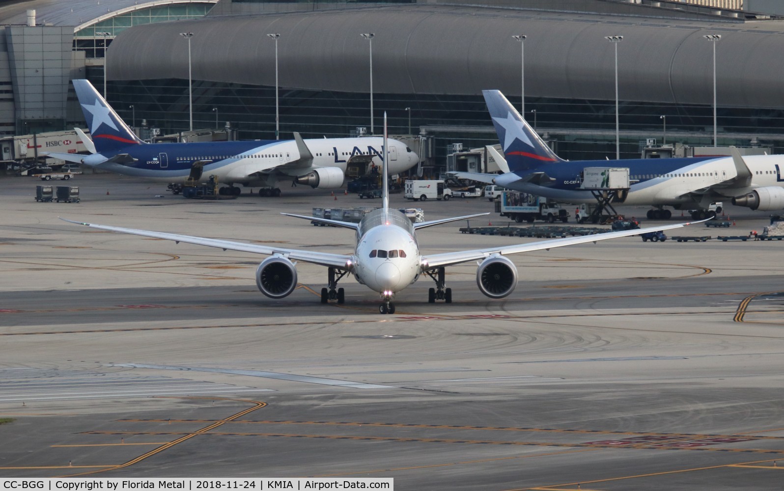 CC-BGG, 2015 Boeing 787-9 Dreamliner Dreamliner C/N 38461, MIA spotting