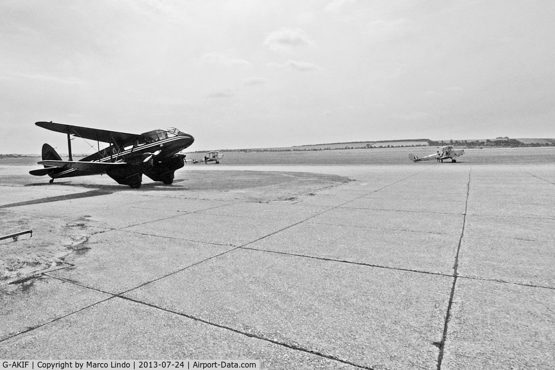 G-AKIF, 1944 De Havilland DH-89A Dominie/Dragon Rapide C/N 6838, Duxford
july 2013