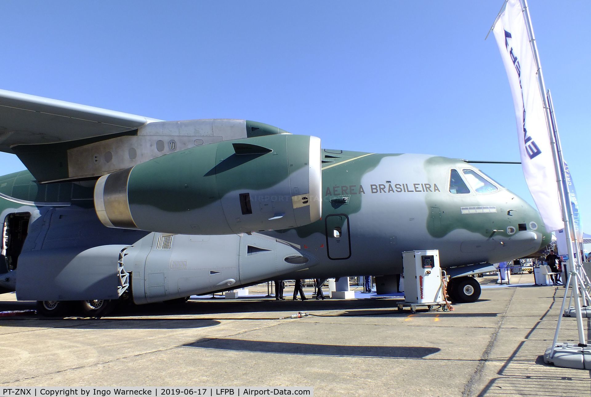 PT-ZNX, Embraer KC-390 (EMB-390) C/N 39000004, EMBRAER KC-390 (EMB-390) of the Forca Aerea Brasileira (Brazilian AF) at the Aerosalon 2019, Paris