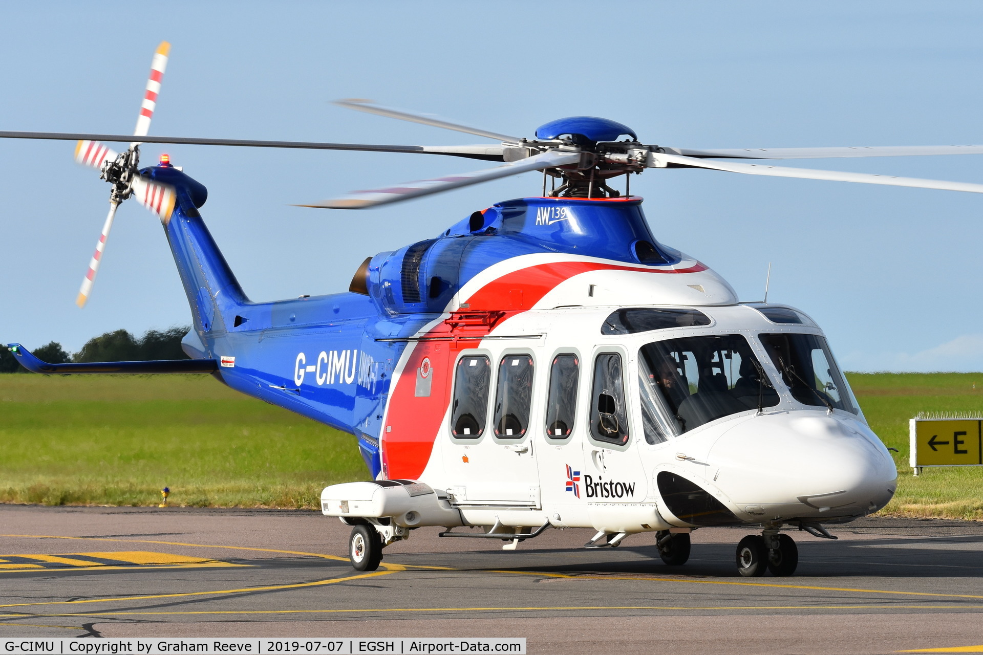 G-CIMU, 2015 AgustaWestland AW-139 C/N 31583, Heading for the eastern apron.