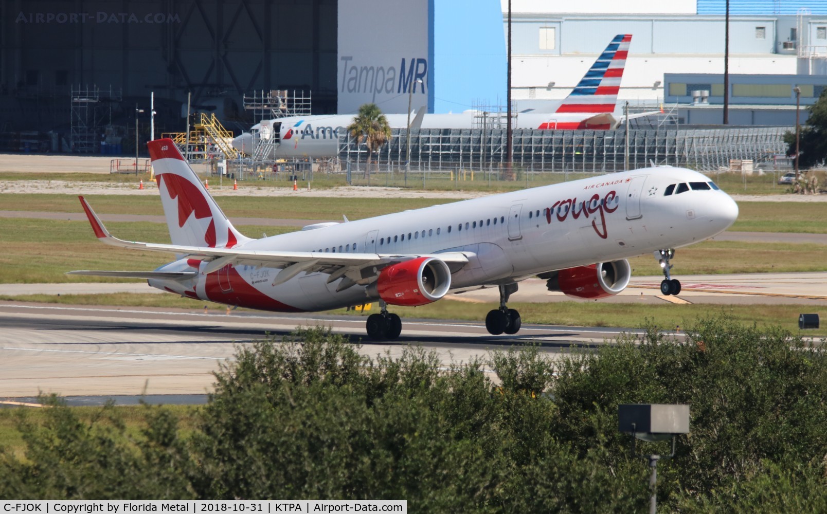 C-FJOK, 2015 Airbus A321-211 C/N 6844, TPA spotting