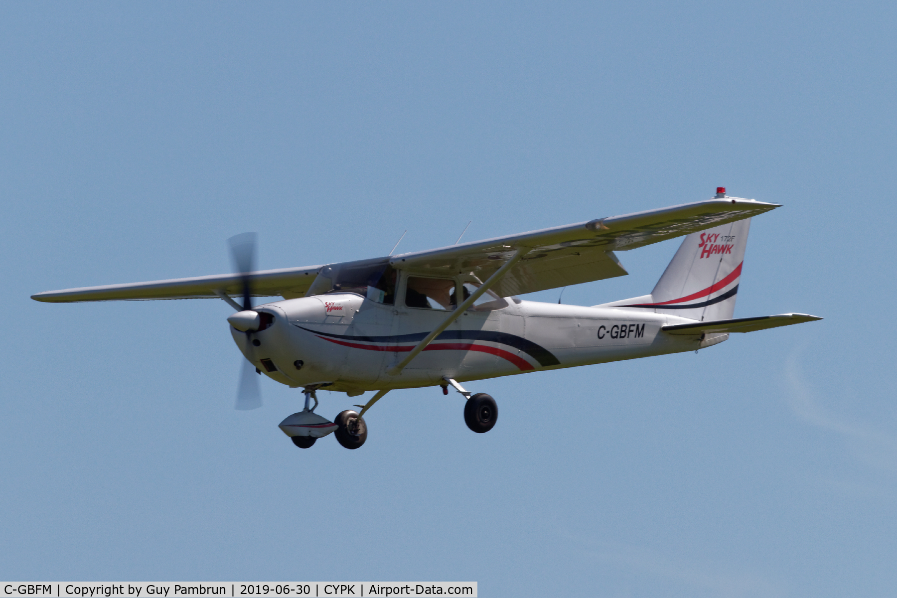 C-GBFM, 1965 Cessna 172F C/N 17252803, Landing