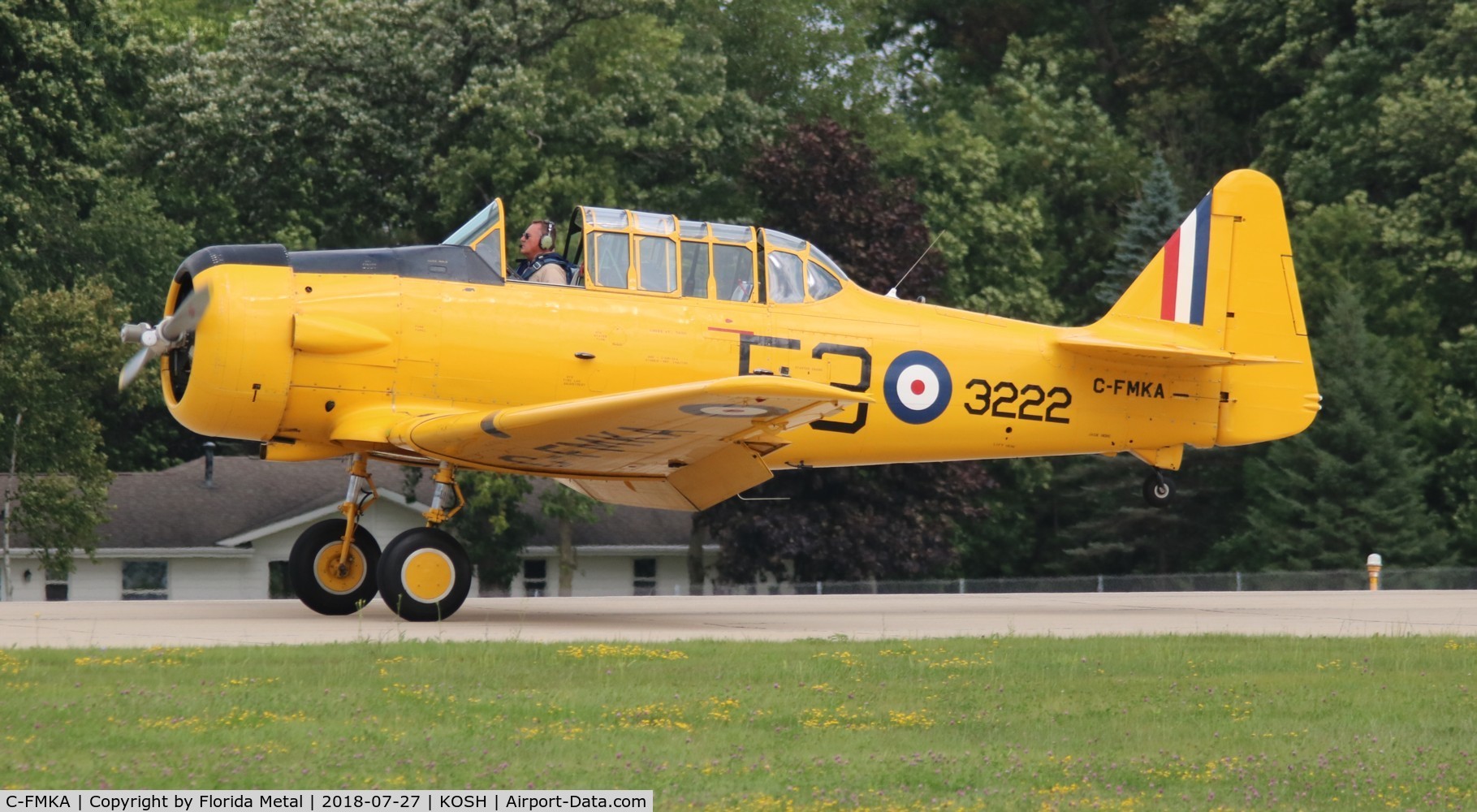 C-FMKA, 1941 Noorduyn AT-16 Harvard II C/N 75-3496, Air Venture 2018