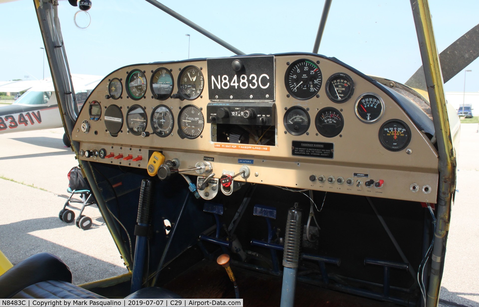 N8483C, 1981 Wag-Aero Wag-a-Bond Traveler C/N 27, Wag-a-Bond Traveler