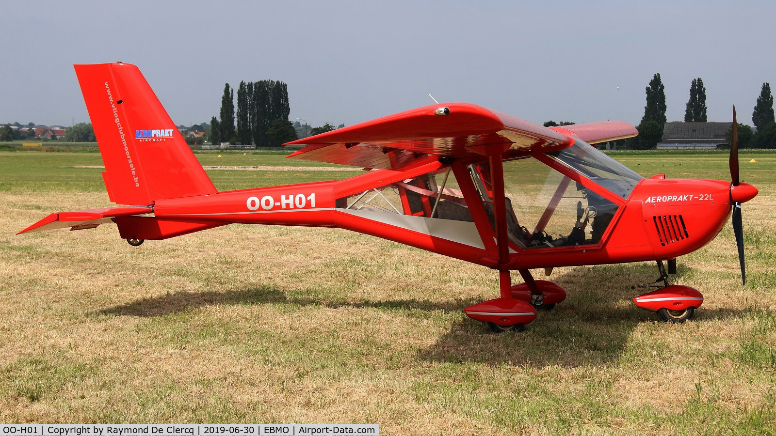 OO-H01, 2008 Aeroprakt A-22 Vision C/N 287, At Moorsele Fly in.