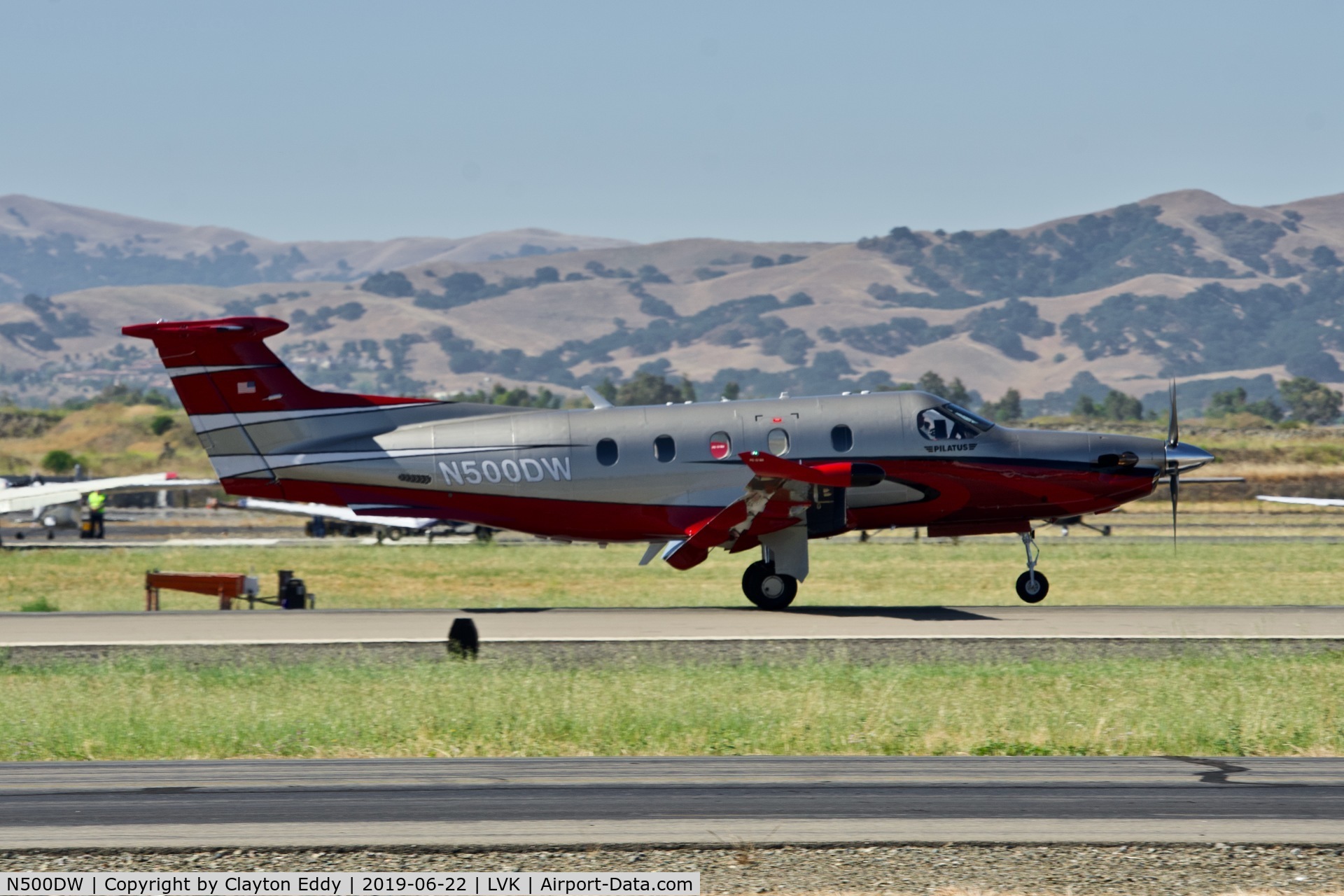 N500DW, 2017 Pilatus PC-12/47E C/N 1729, Livermore Airport California 2019.