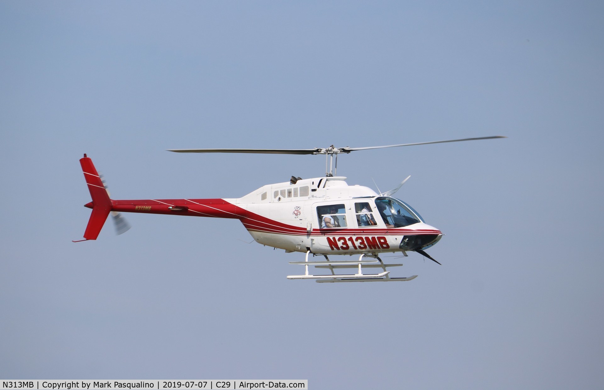 N313MB, 1980 Bell 206B JetRanger III C/N 3001, Bell 206B