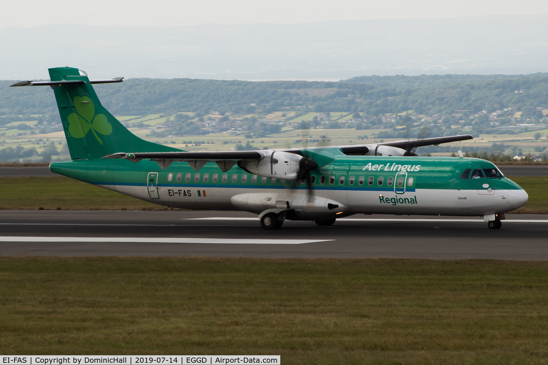 EI-FAS, 2013 ATR 72-600 (72-212A) C/N 1083, Departing RWY 09