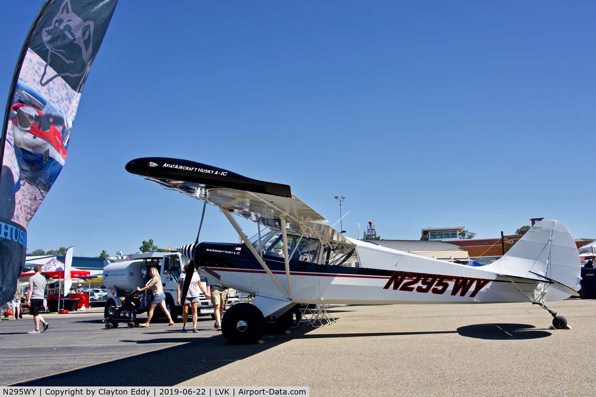 N295WY, 2018 Aviat Husky A-1C-180 C/N 3295, Livermore Airport California 2019.