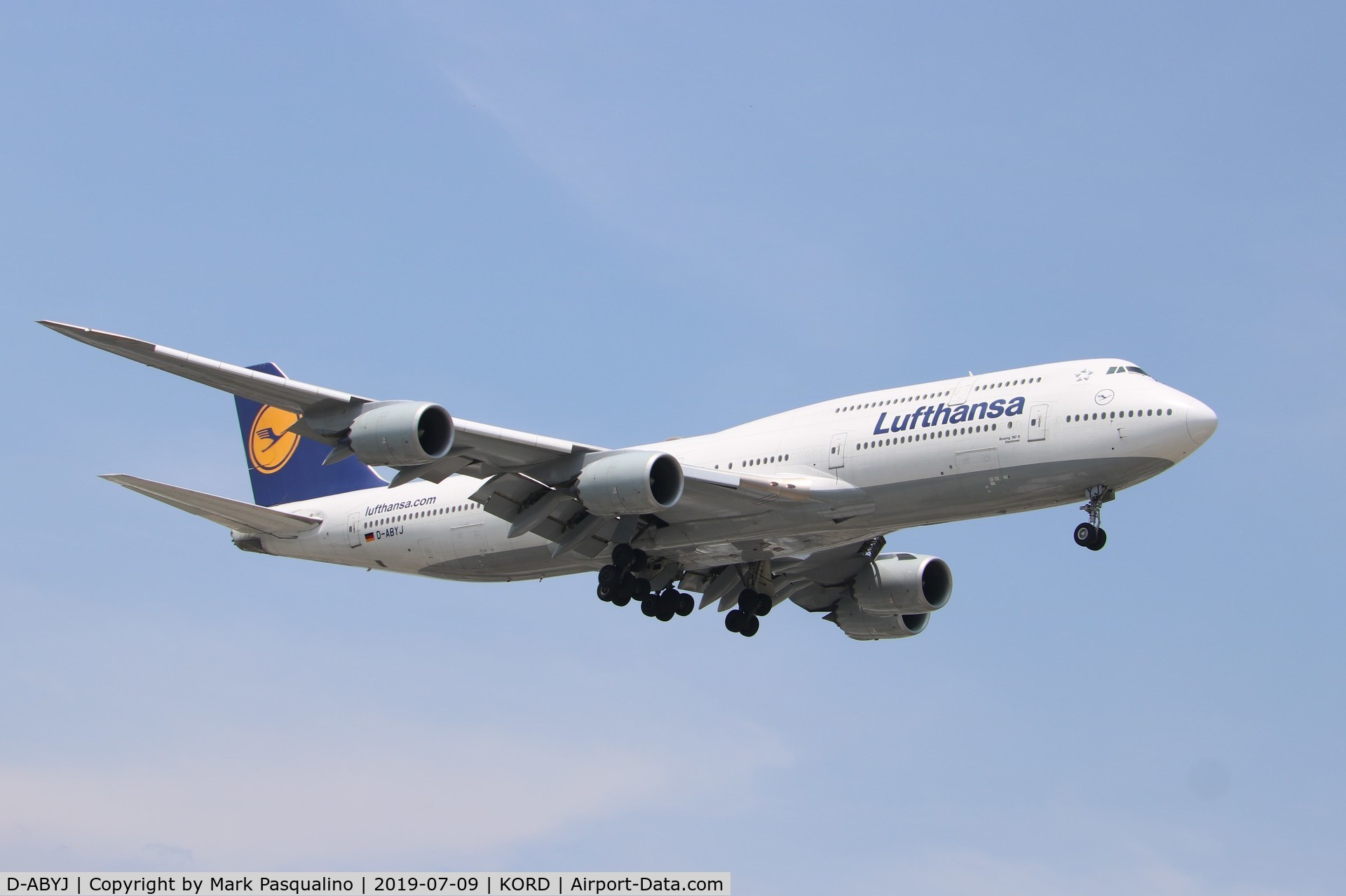 D-ABYJ, 2013 Boeing 747-830 C/N 37834, Boeing 747-830