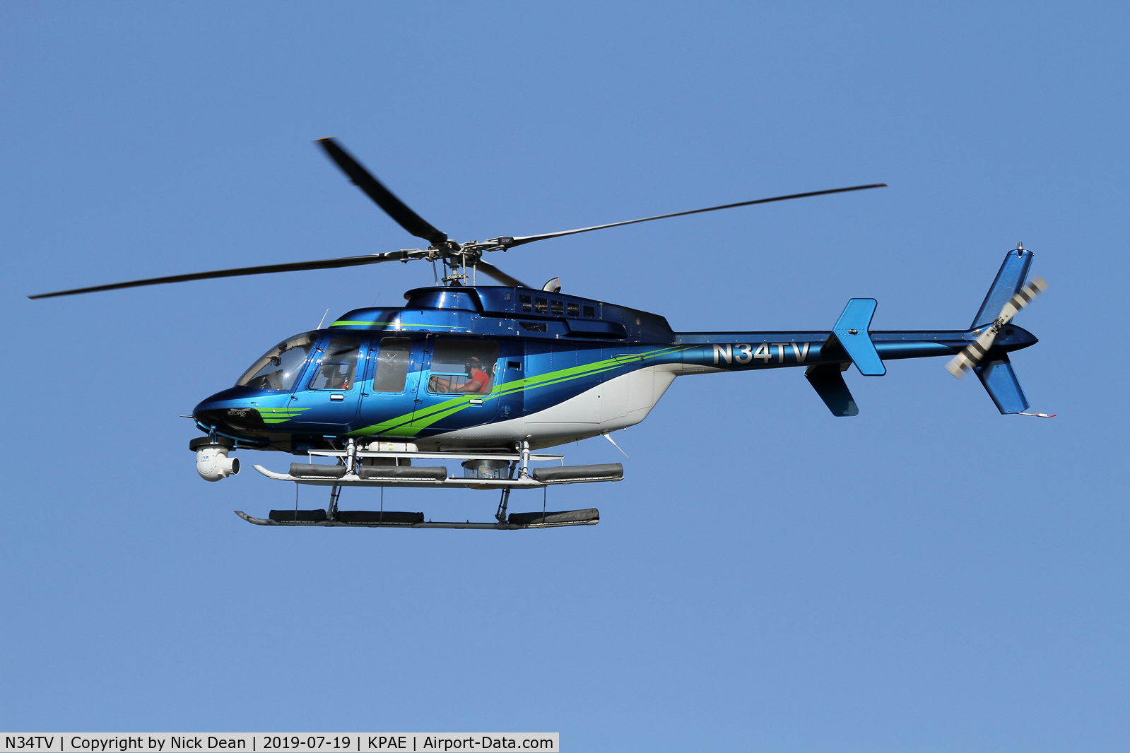 N34TV, 1997 Bell 407 C/N 53149, PAE/KPAE