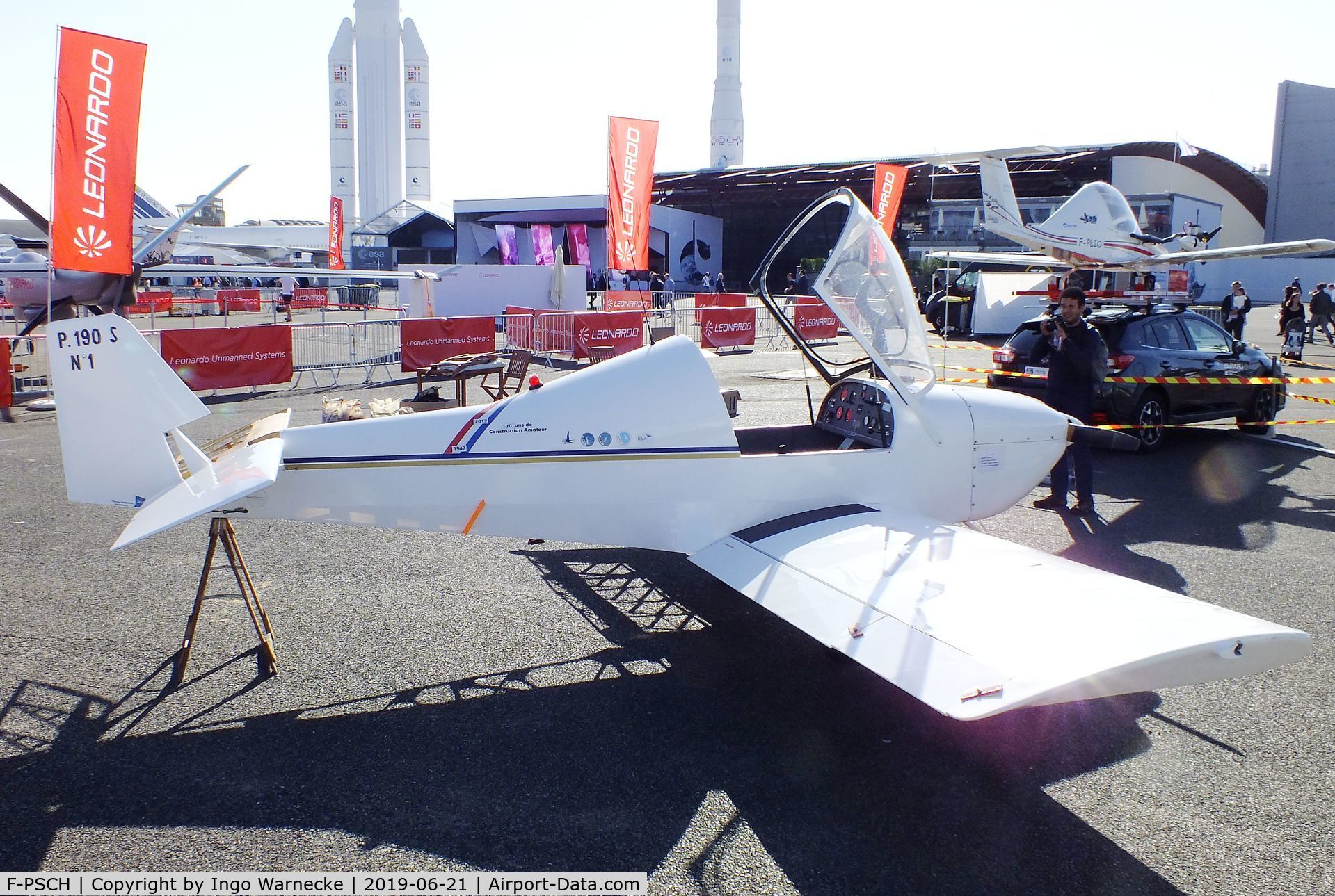 F-PSCH, Pottier P-190S C/N 01, Pottier P.190S at the Aerosalon 2019, Paris