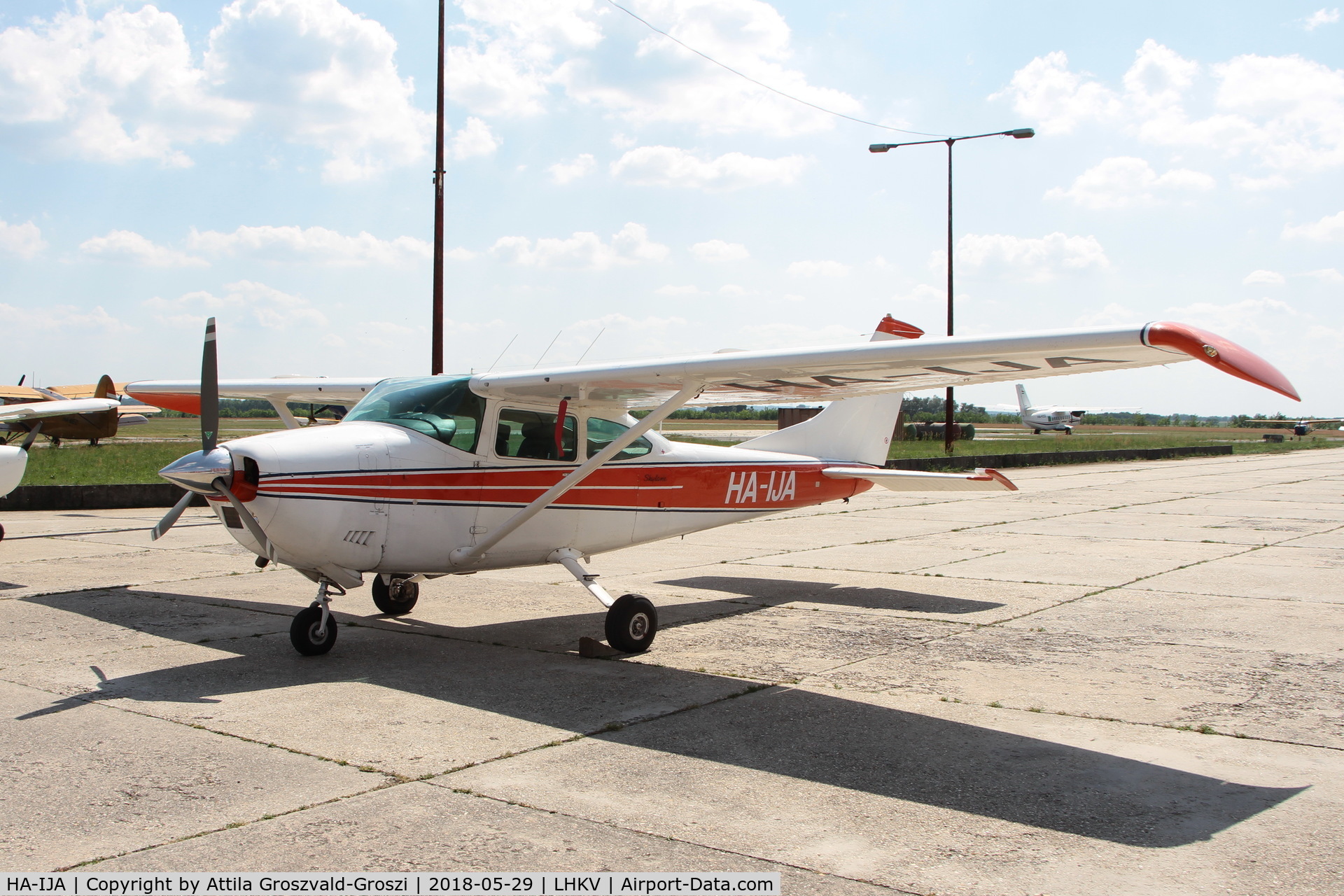 HA-IJA, 1972 Cessna 182P Skylane Skylane C/N 18261398, LHKV - Kaposujlak Airport, Hungary