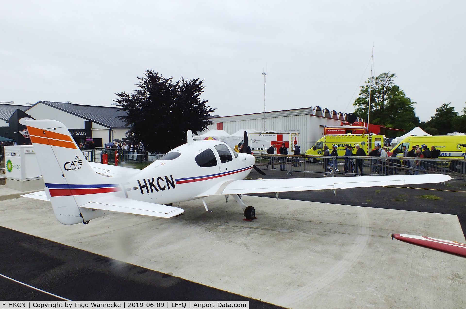 F-HKCN, Cirrus SR20 C/N 2195, Cirrus SR20 at the Meeting Aerien 2019, La-Ferte-Alais