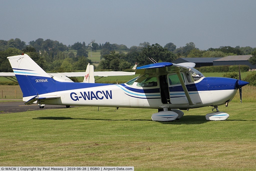 G-WACW, 1981 Cessna 172P C/N 172-74057, Visiting Aircraft. Ex:-N5307K