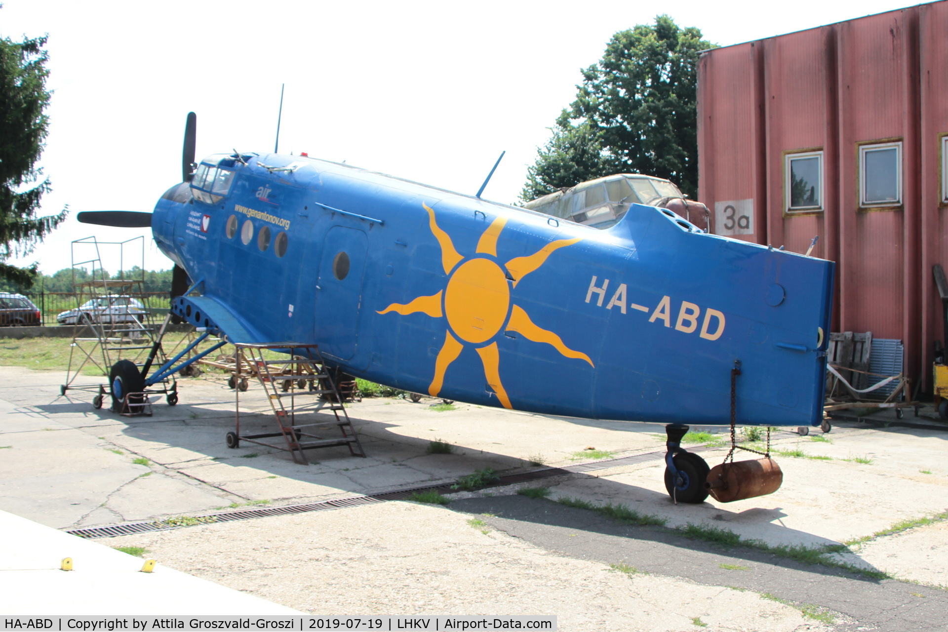 HA-ABD, 1989 Antonov An-2P C/N 1G235-21, LHKV - Kaposujlak Airport, Hungary / 2019