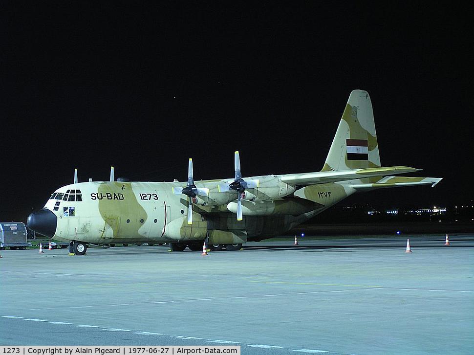 1273, 1977 Lockheed C-130H Hercules C/N 382-4719, rscale de nuit pour ce C-130H