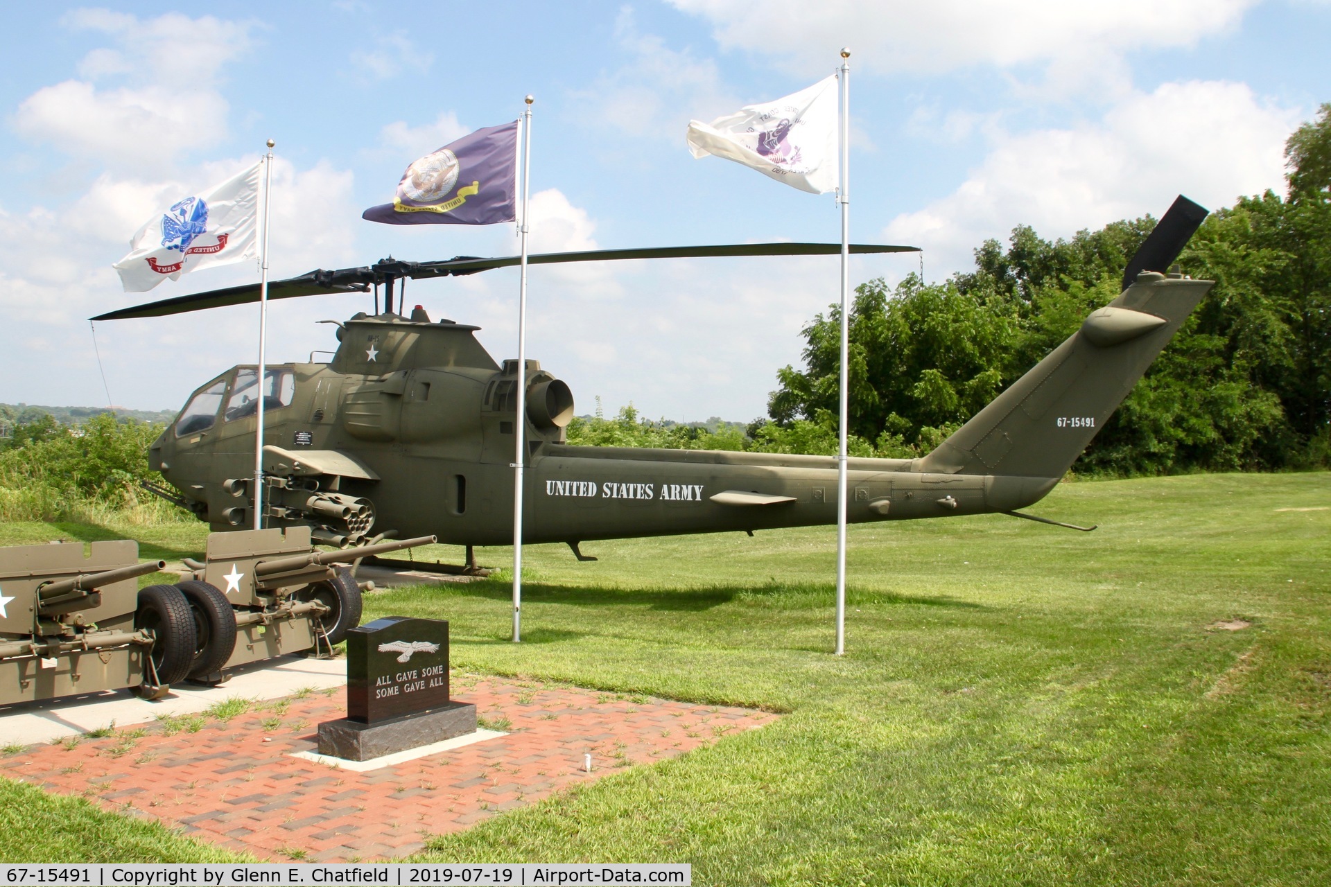 67-15491, 1967 Bell AH-1F Cobra C/N 20155, At the Janesville, WI VFW post