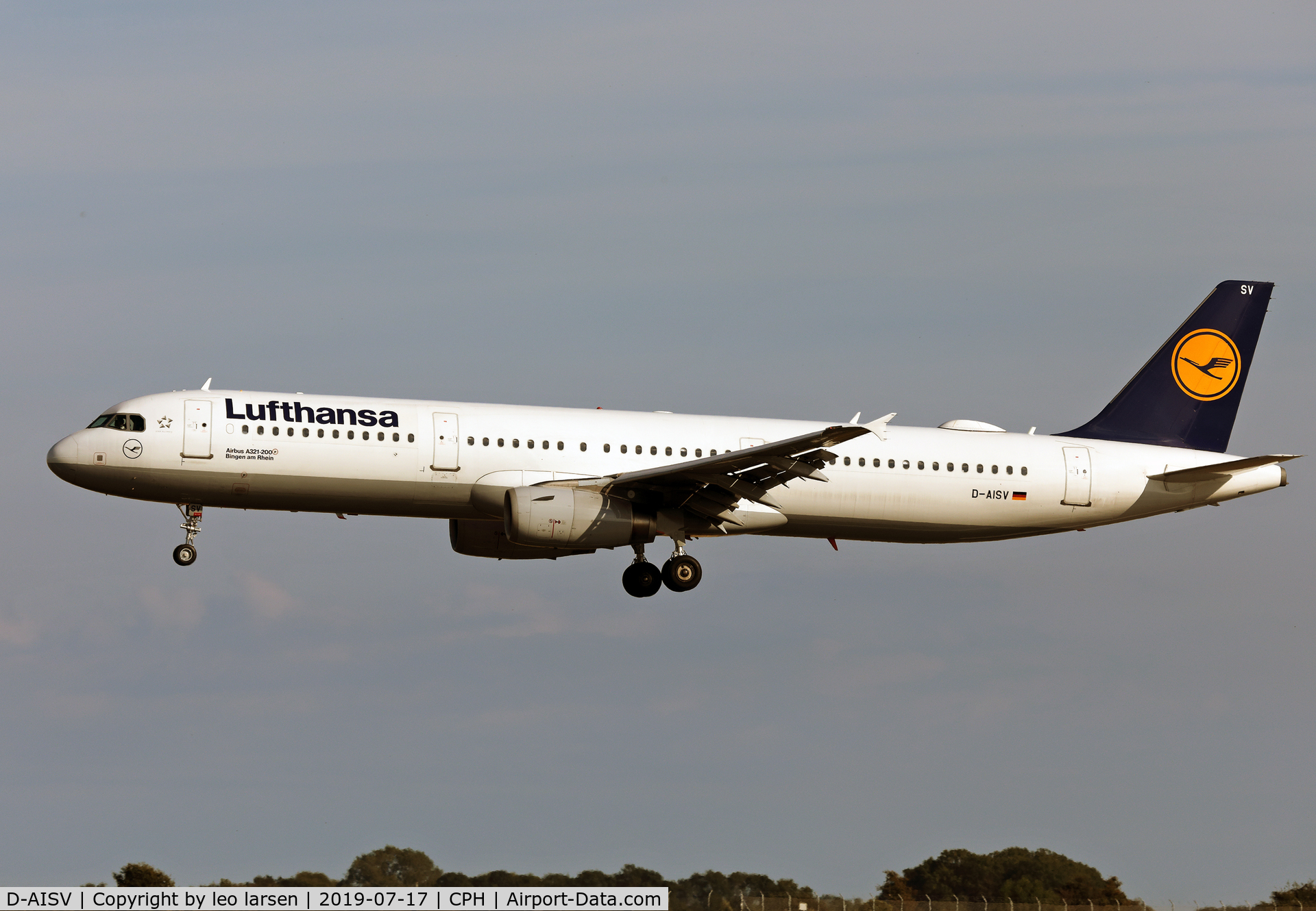 D-AISV, 2009 Airbus A321-231 C/N 4050, Copenhagen 17.7.2019 L/D R-04L