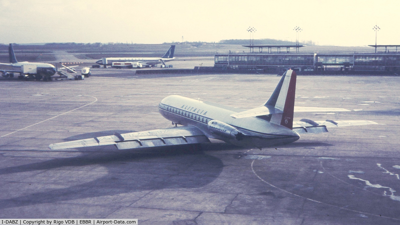 I-DABZ, 1961 Sud Aviation SE-210 Caravelle VI-N C/N 082, Late 1960's at Brussels.