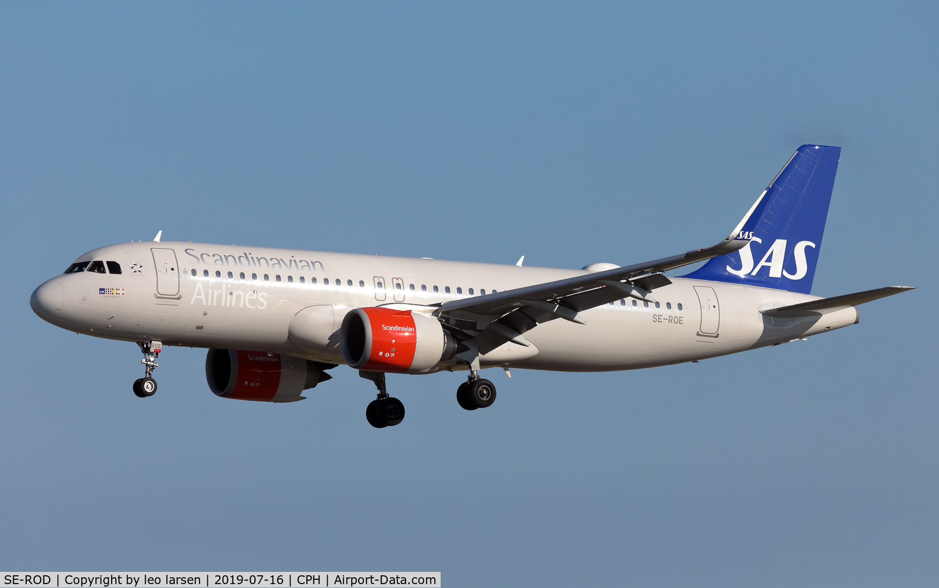 SE-ROD, 2017 Airbus A320-251N C/N 7755, Copenhagen 16.7.2019 on final to R-04L