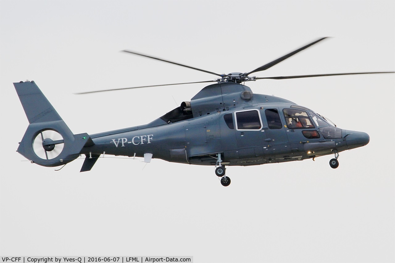 VP-CFF, Eurocopter EC-155B-1 C/N 6988, Eurocopter EC-155B-1, Short approach Rwy 31R, Marseille-Provence Airport (LFML-MRS)