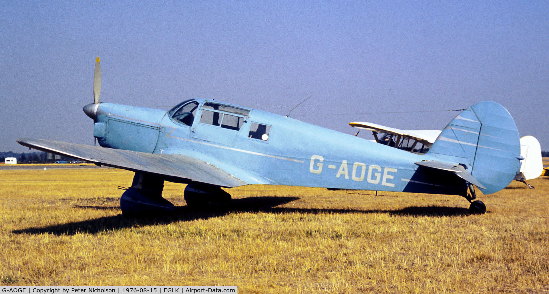 G-AOGE, 1942 F Hills And Sons Ltd Proctor 3 C/N BV651, This Proctor attended the 1978 Blackbushe Fly-in