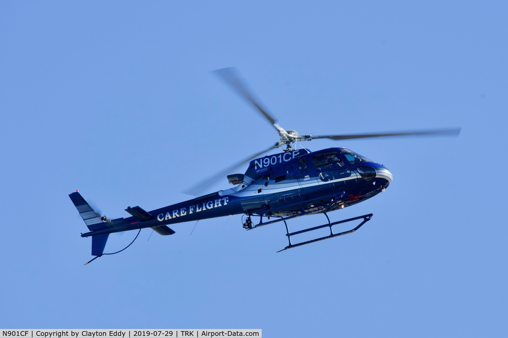 N901CF, 2006 Eurocopter AS-350B-3 Ecureuil Ecureuil C/N 4160, Truckee Airport California 2019.