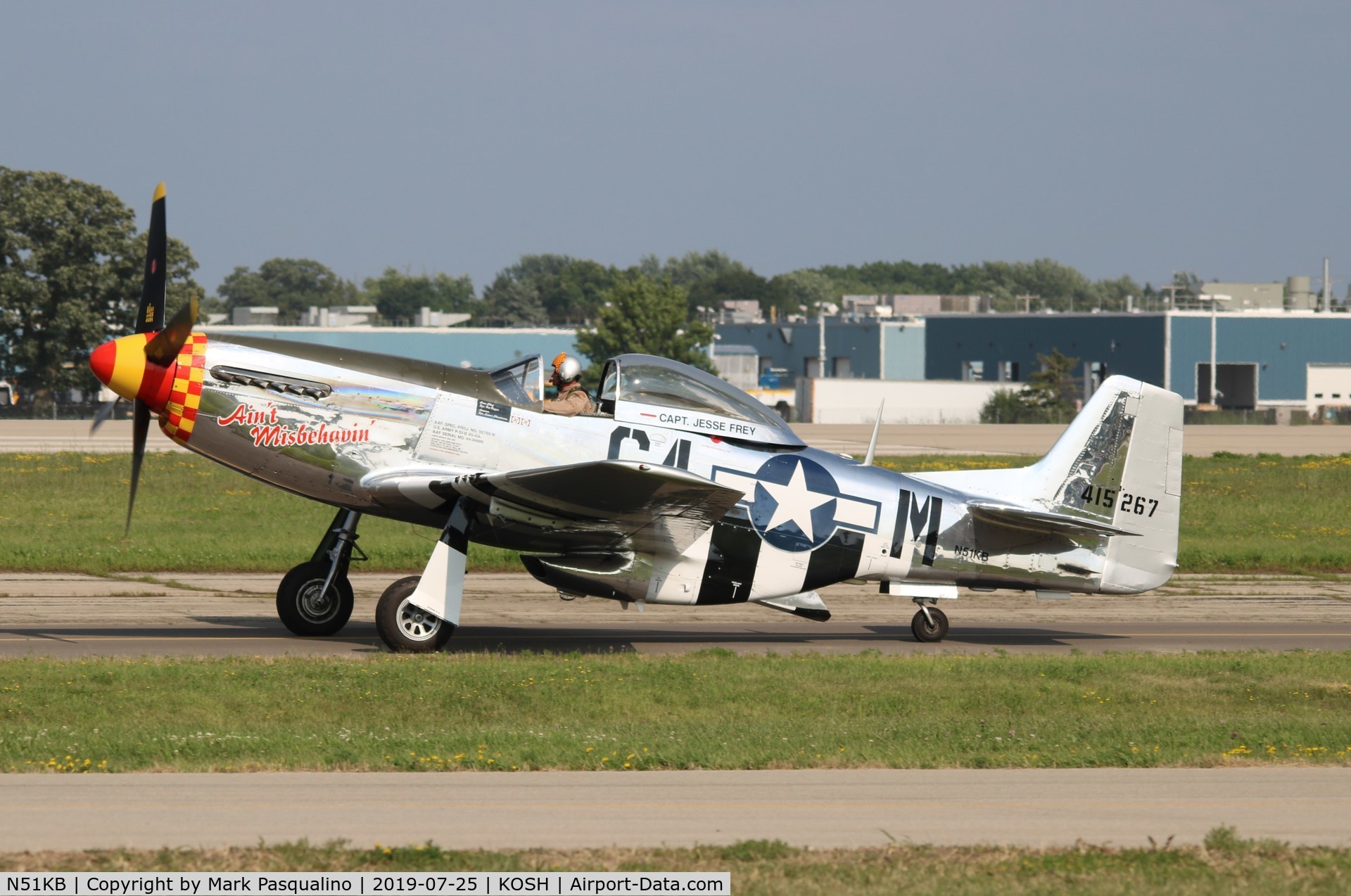 N51KB, 1961 North American F-51D Mustang C/N 44-74009, North American P-51D