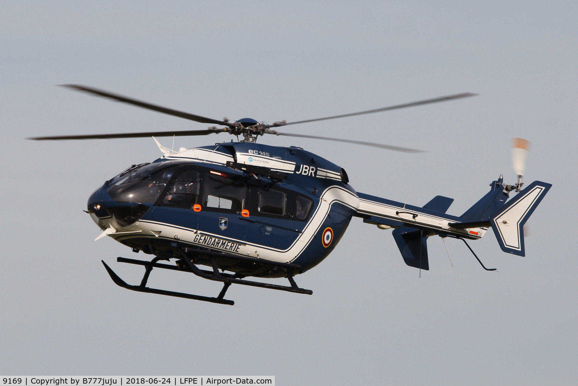 9169, 2008 Eurocopter-Kawasaki EC-145 (BK-117C-2) C/N 9169, at Meaux Airshow