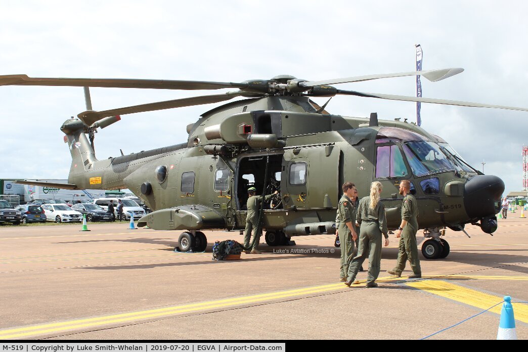 M-519, 2009 AgustaWestland EH-101 Mk.512 Merlin Joint Supporter C/N 50226/DEN19, At RIAT 2019
