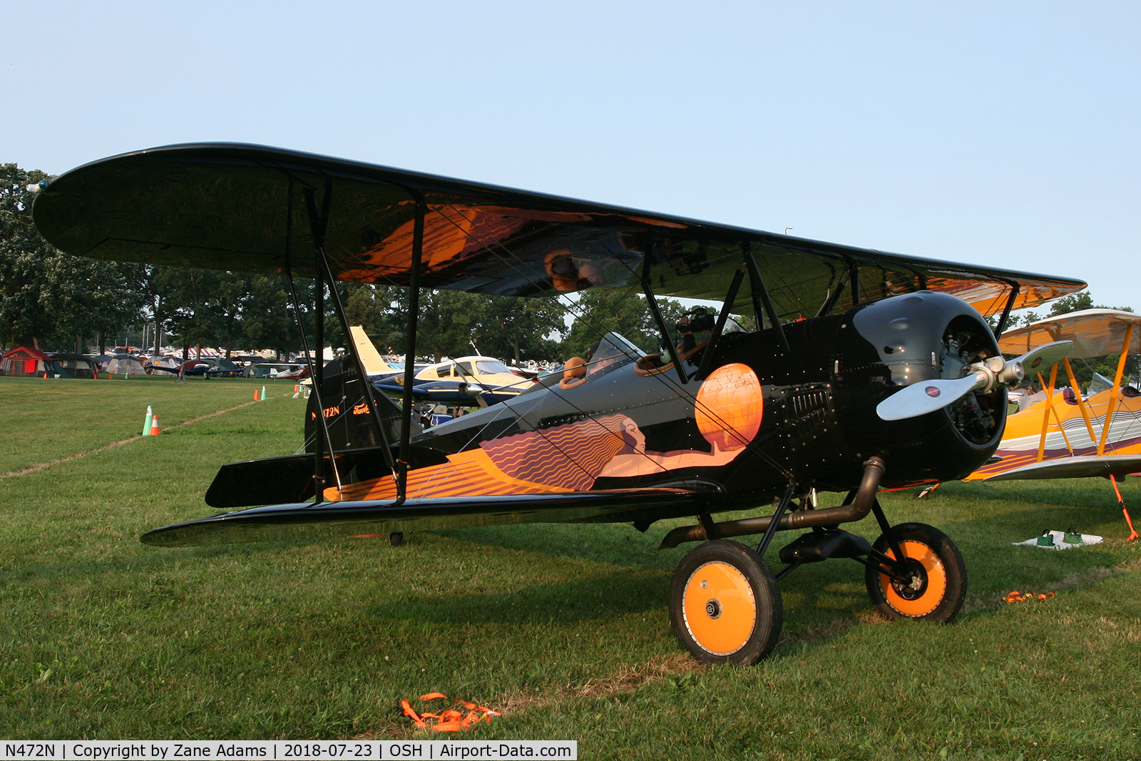 N472N, 1929 Travel Air D-4-D C/N 1362, 2018 EAA AirVenture - Oshkosh. Wisconsin