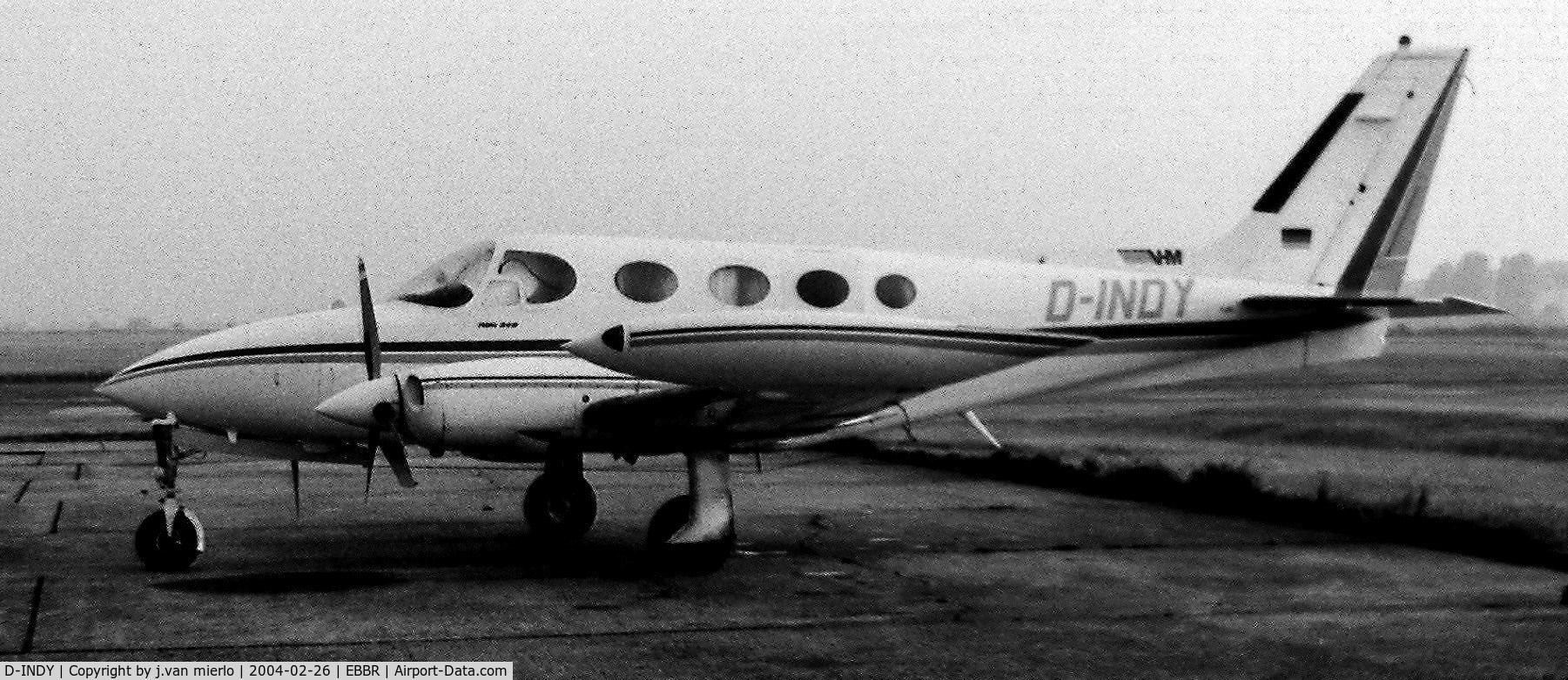 D-INDY, Cessna 340 C/N 340-0103, Brussels, Belgium G.A.T.'80s