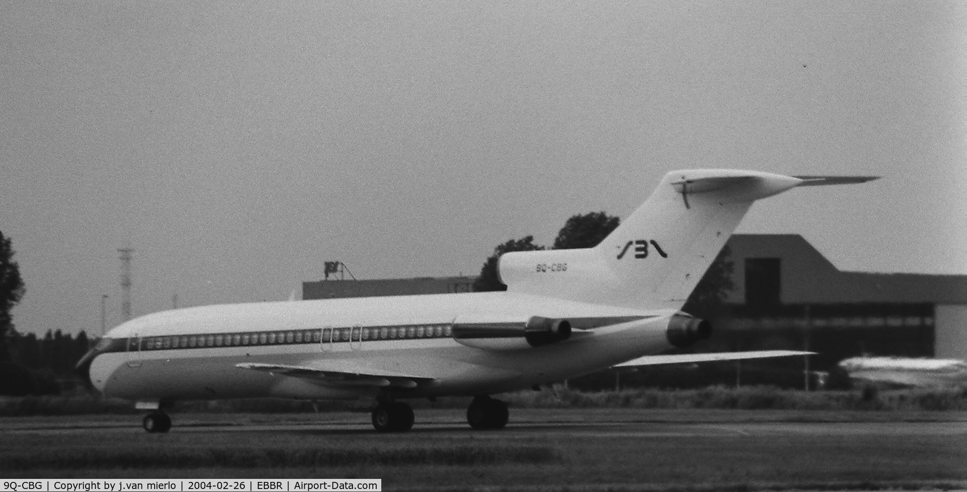 9Q-CBG, 1964 Boeing 727-030 C/N 18367, Brussels, Belgium SN-maintenance