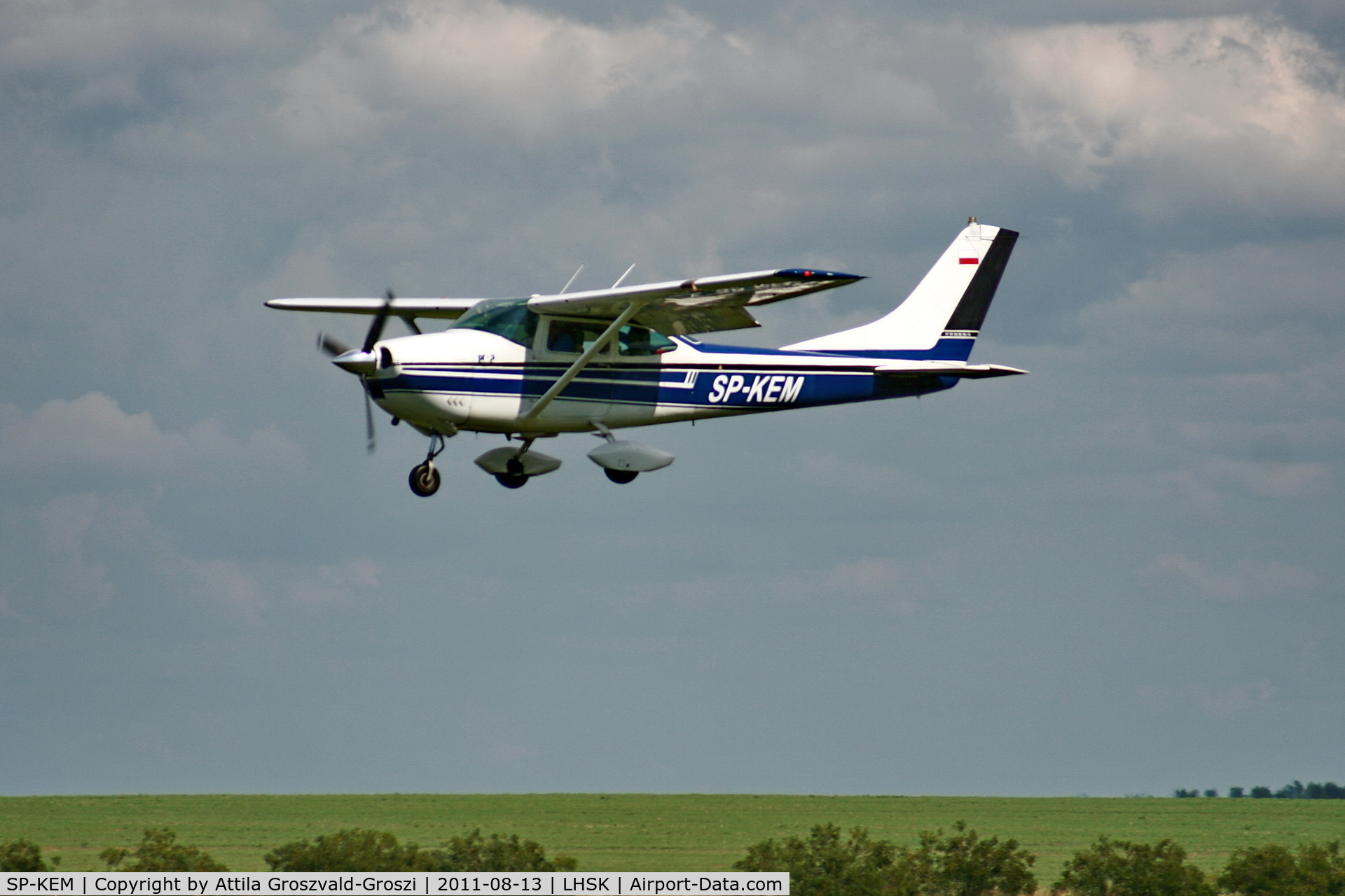 SP-KEM, 1965 Cessna 182H Skylane Skylane C/N 18256425, LHSK - Siófok-Kiliti Airport, Hungary