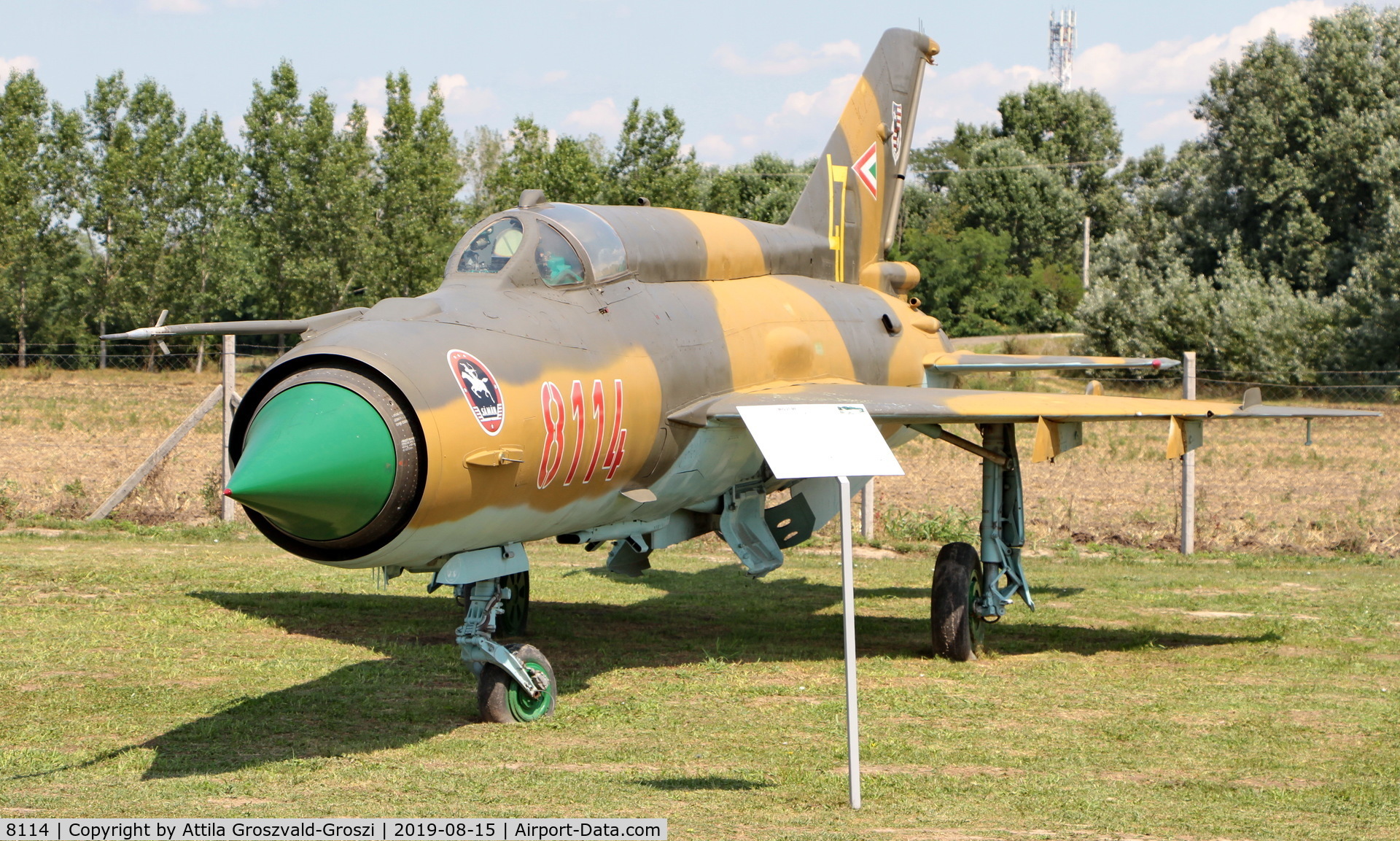 8114, Mikoyan-Gurevich MiG-21MF C/N 968114, Komo-Sky 51 Base, Dunavarsány, Hungary