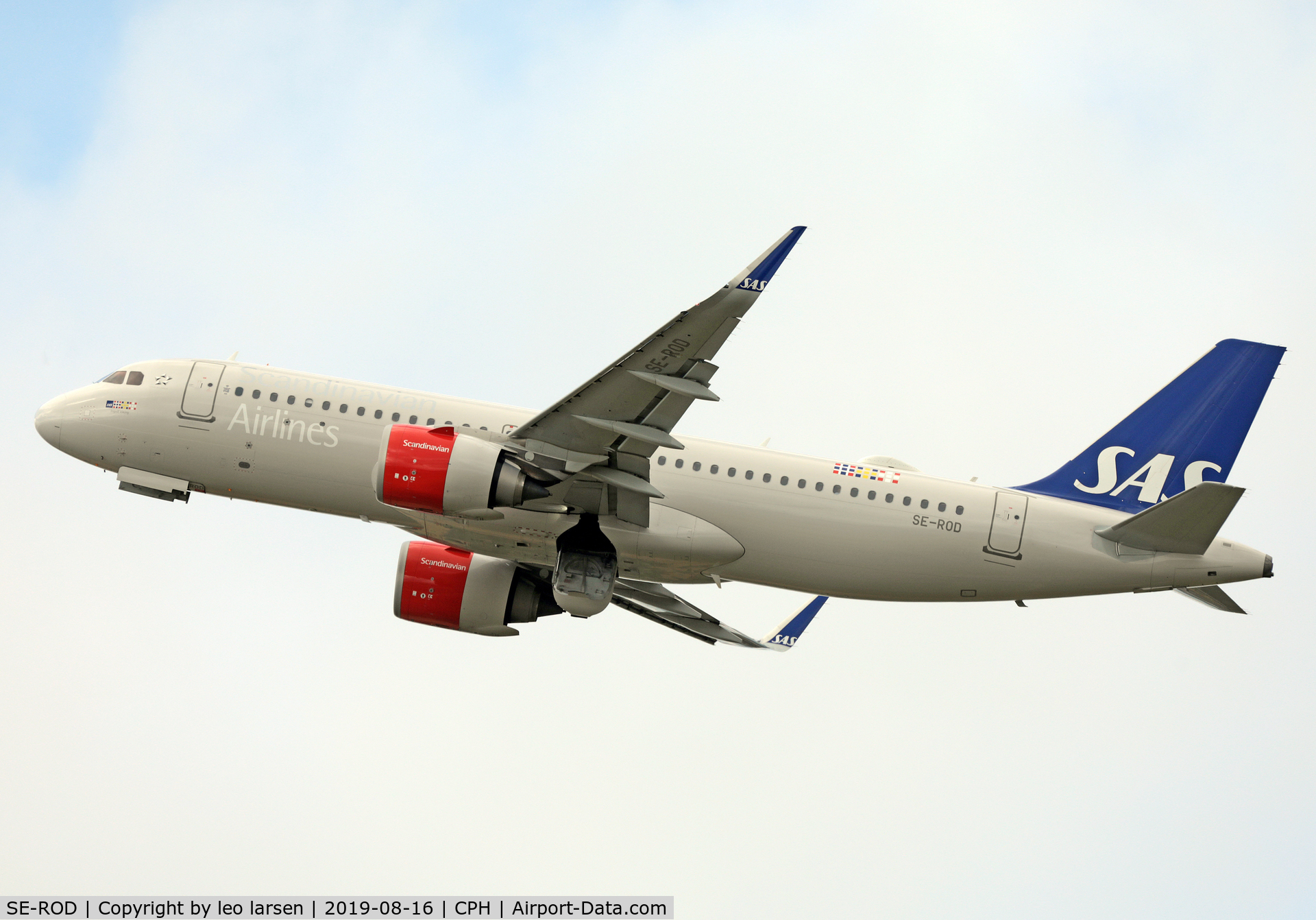 SE-ROD, 2017 Airbus A320-251N C/N 7755, Copenhagen 16.8.2019 T/O R-22R
