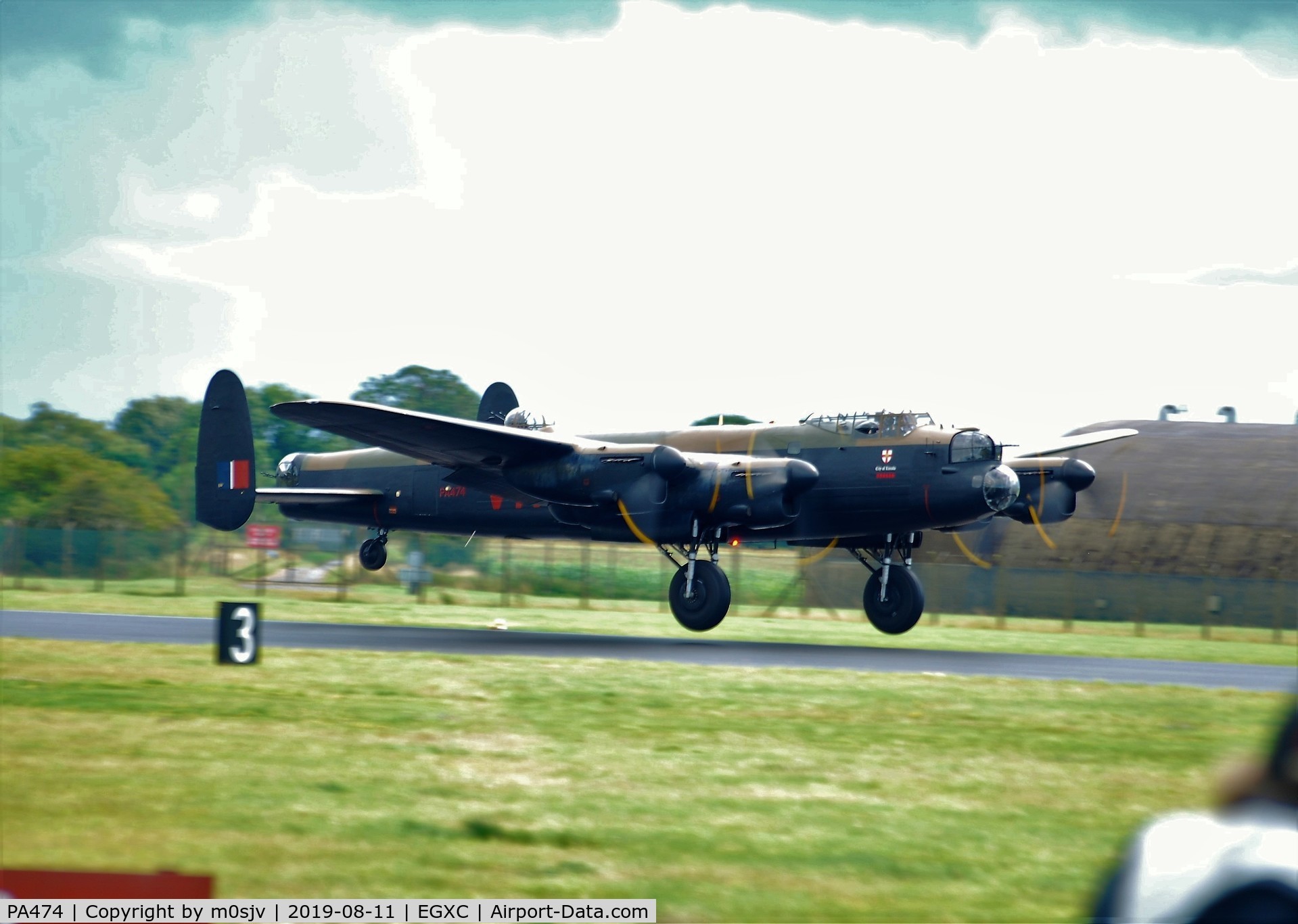 PA474, 1945 Avro 683 Lancaster B1 C/N VACH0052/D2973, Taken From Crash gate 1
Home at Last