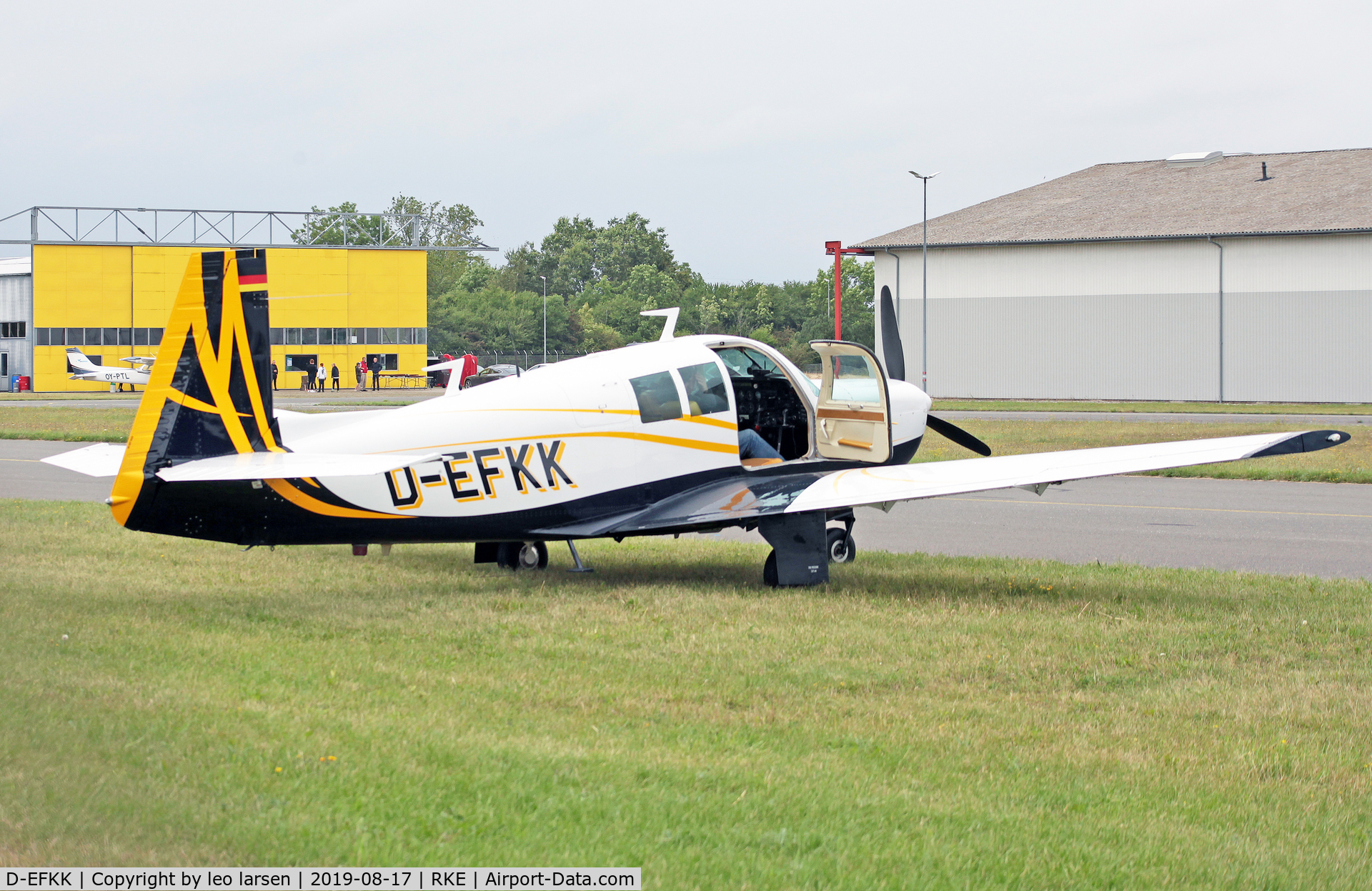 D-EFKK, Mooney M.20F C/N 22-1202, Roskilde 17.8.2019