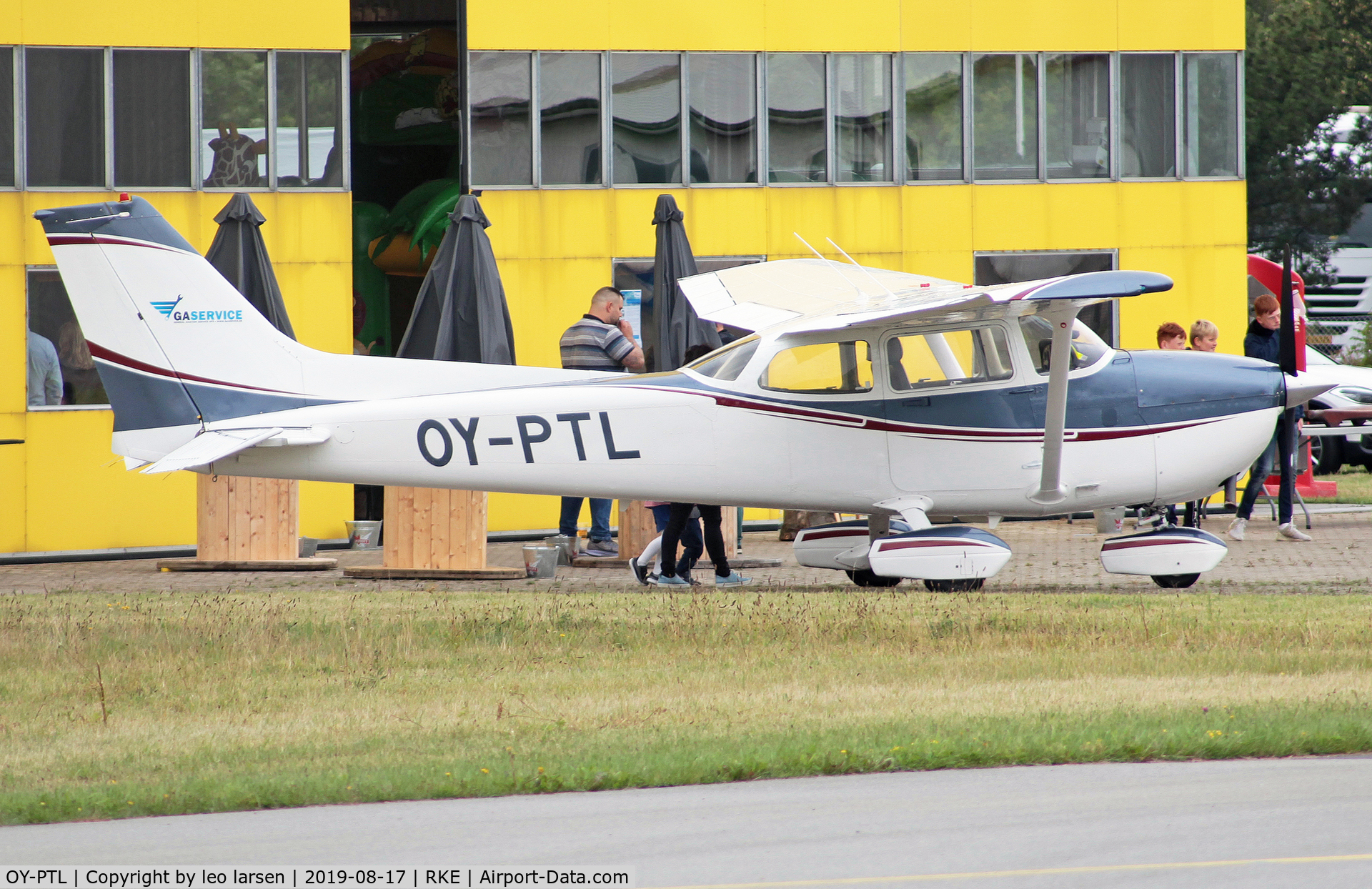 OY-PTL, 1986 Reims F172P C/N F1722240, Roskilde 17.8.2019
