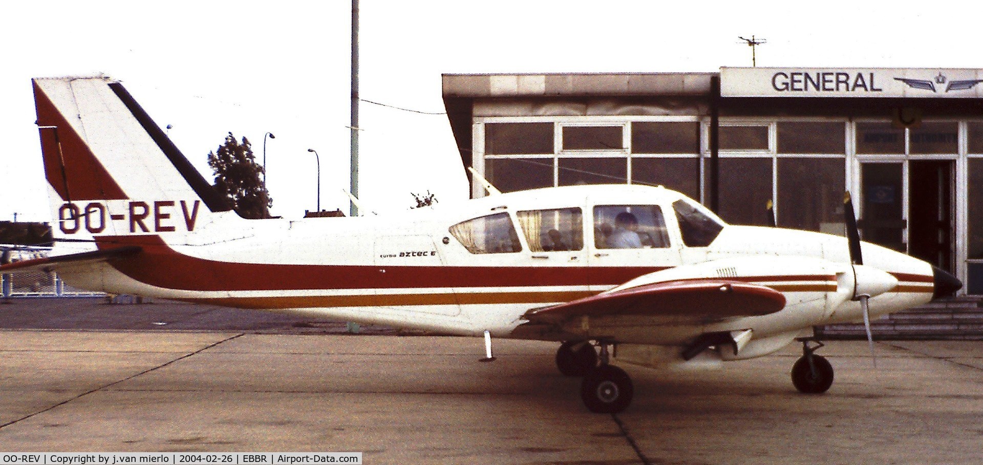 OO-REV, 1975 Piper PA-23-250 Turbo Aztec E C/N 27-7554022, Brussels, Belgium G.A.T.
